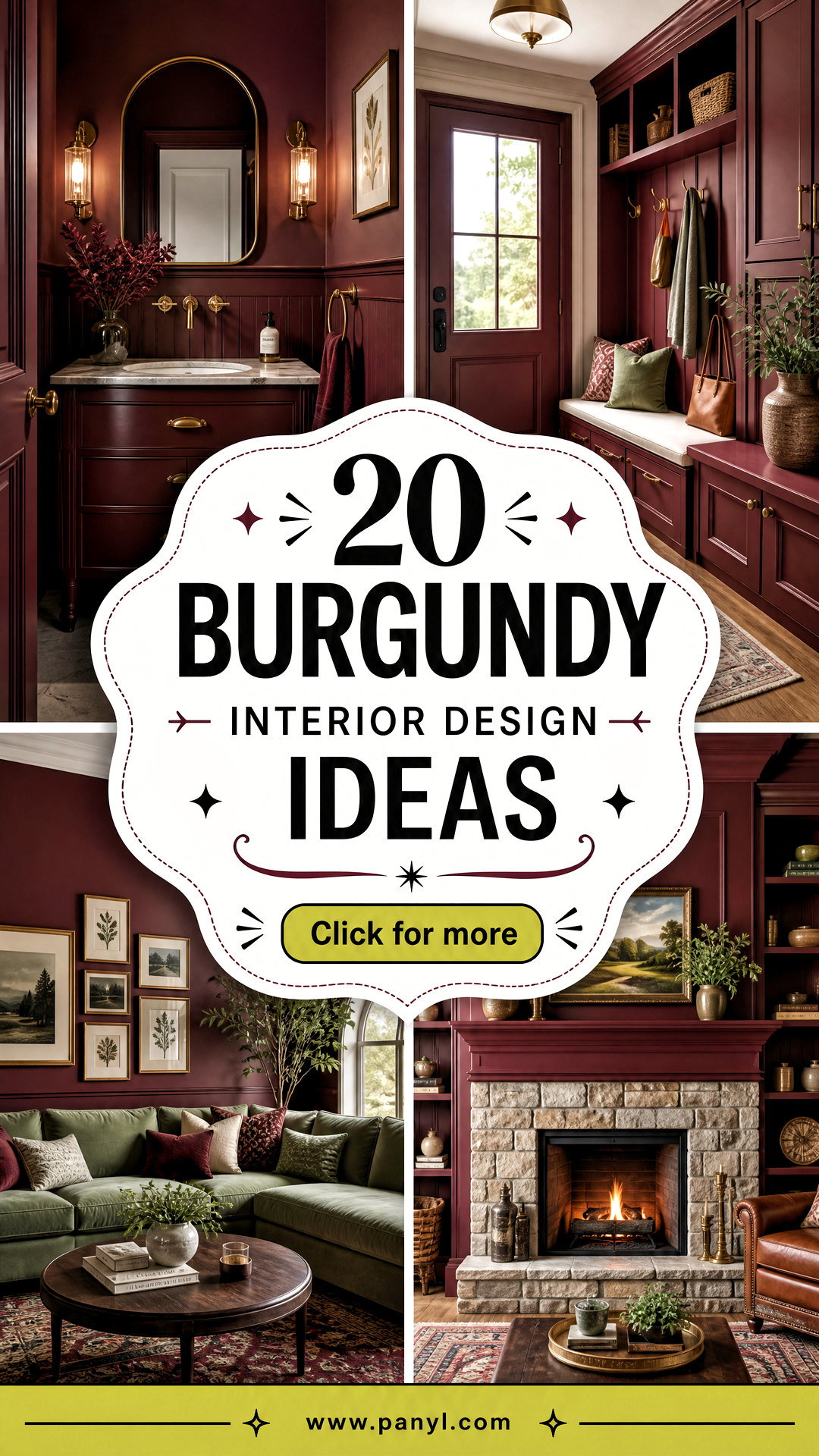 20 Burgundy Interior Design Ideas for a Luxe Cozy Home - 20 Burgundy Interior Design Ideas for a Luxe, Cozy Home