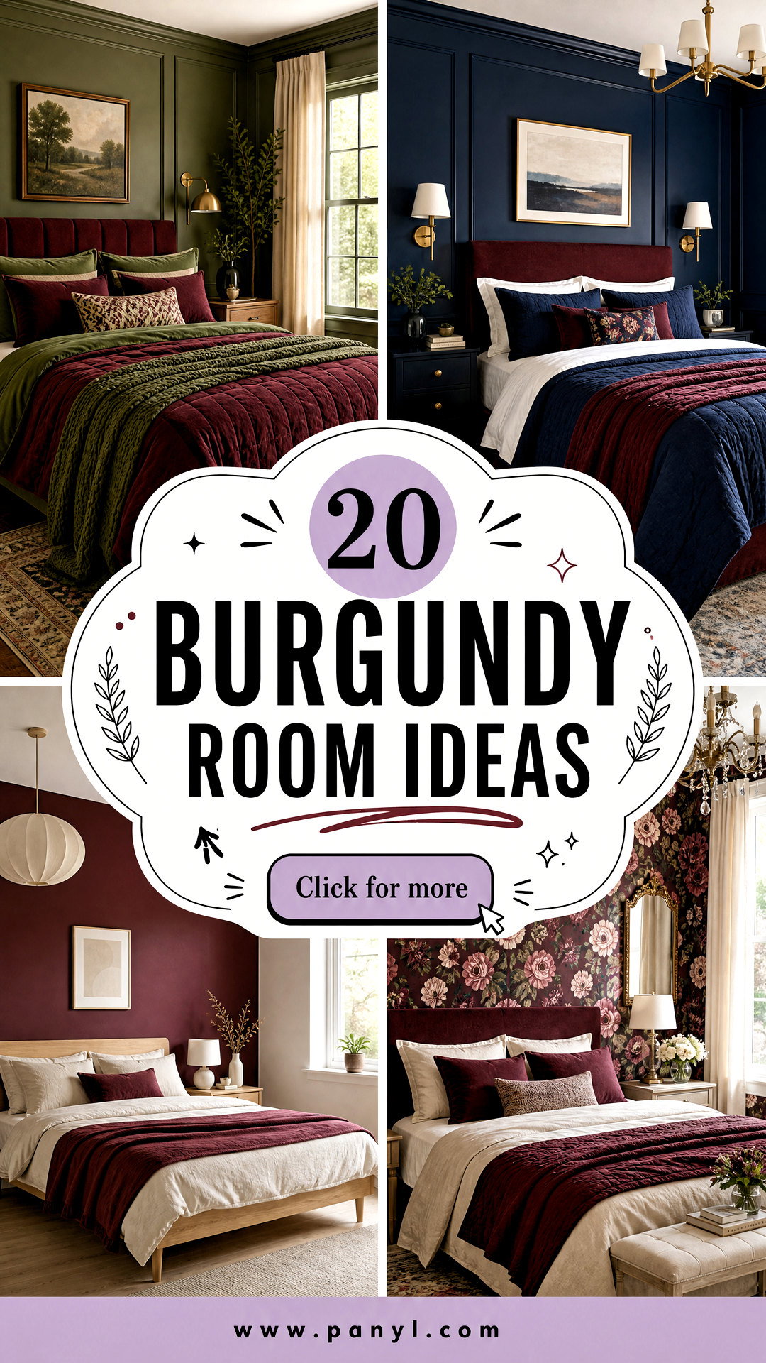 20 Burgundy Room Ideas Bedrooms Need for a Luxe Cozy Look - 20 Burgundy Room Ideas Bedrooms Need for a Luxe, Cozy Look