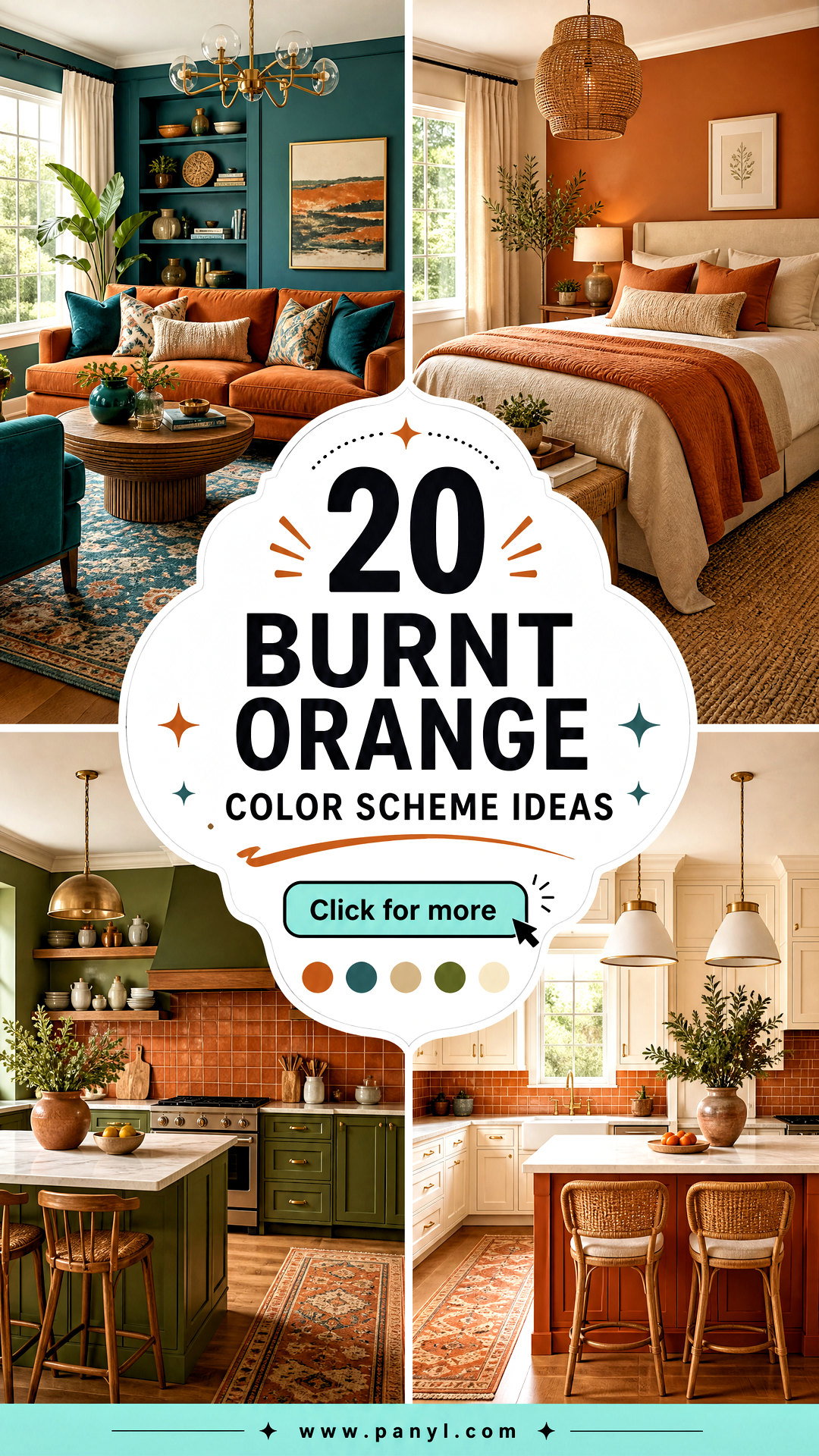 20 Burnt Orange Color Scheme Ideas for a Bold Cozy Home - 20 Burnt Orange Color Scheme Ideas for a Bold, Cozy Home