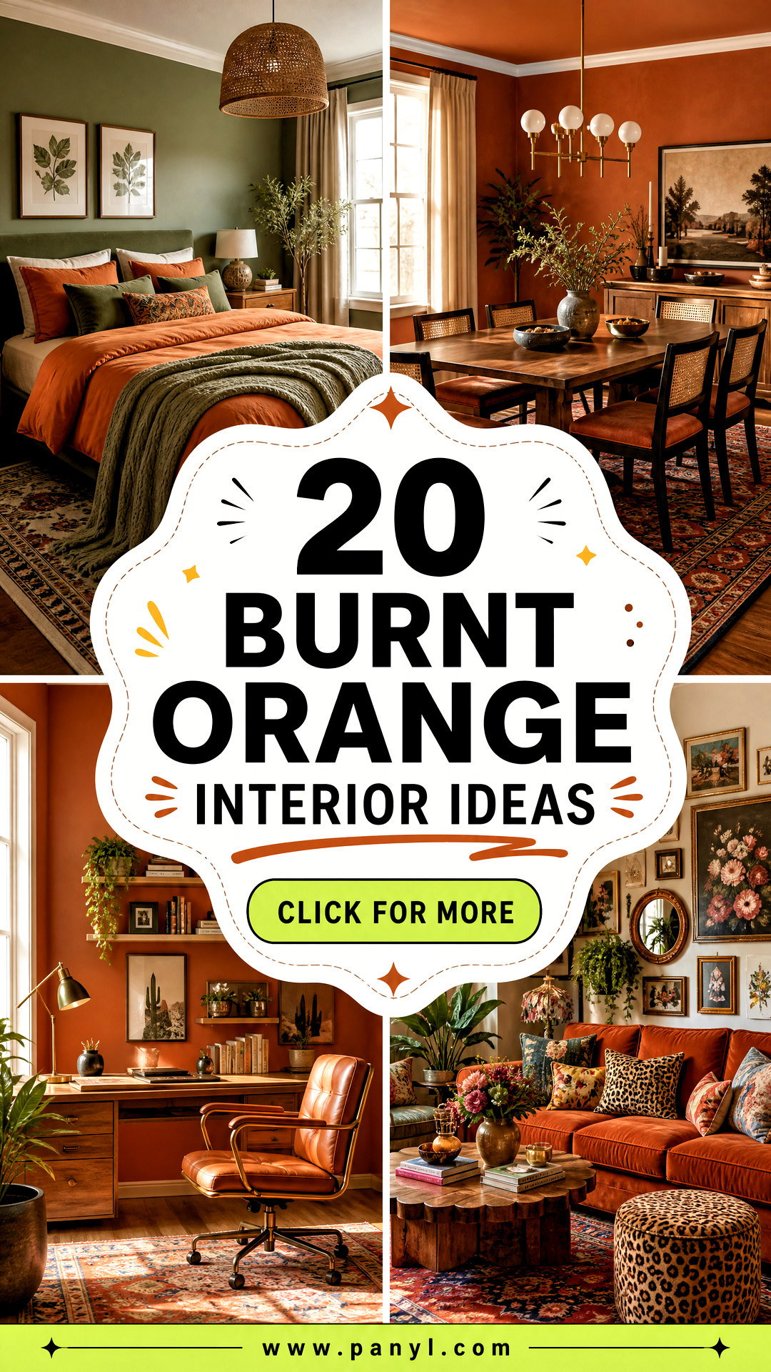 20 Burnt Orange Interior Ideas for a Cozy Elevated Home - 20 Burnt Orange Interior Ideas for a Cozy, Elevated Home