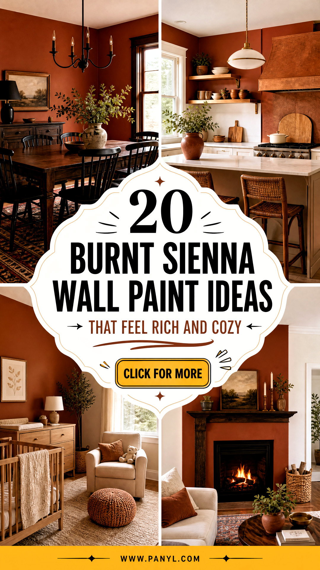 20 Burnt Sienna Wall Paint Ideas That Feel Rich and Cozy - 20 Burnt Sienna Wall Paint Ideas That Feel Rich and Cozy