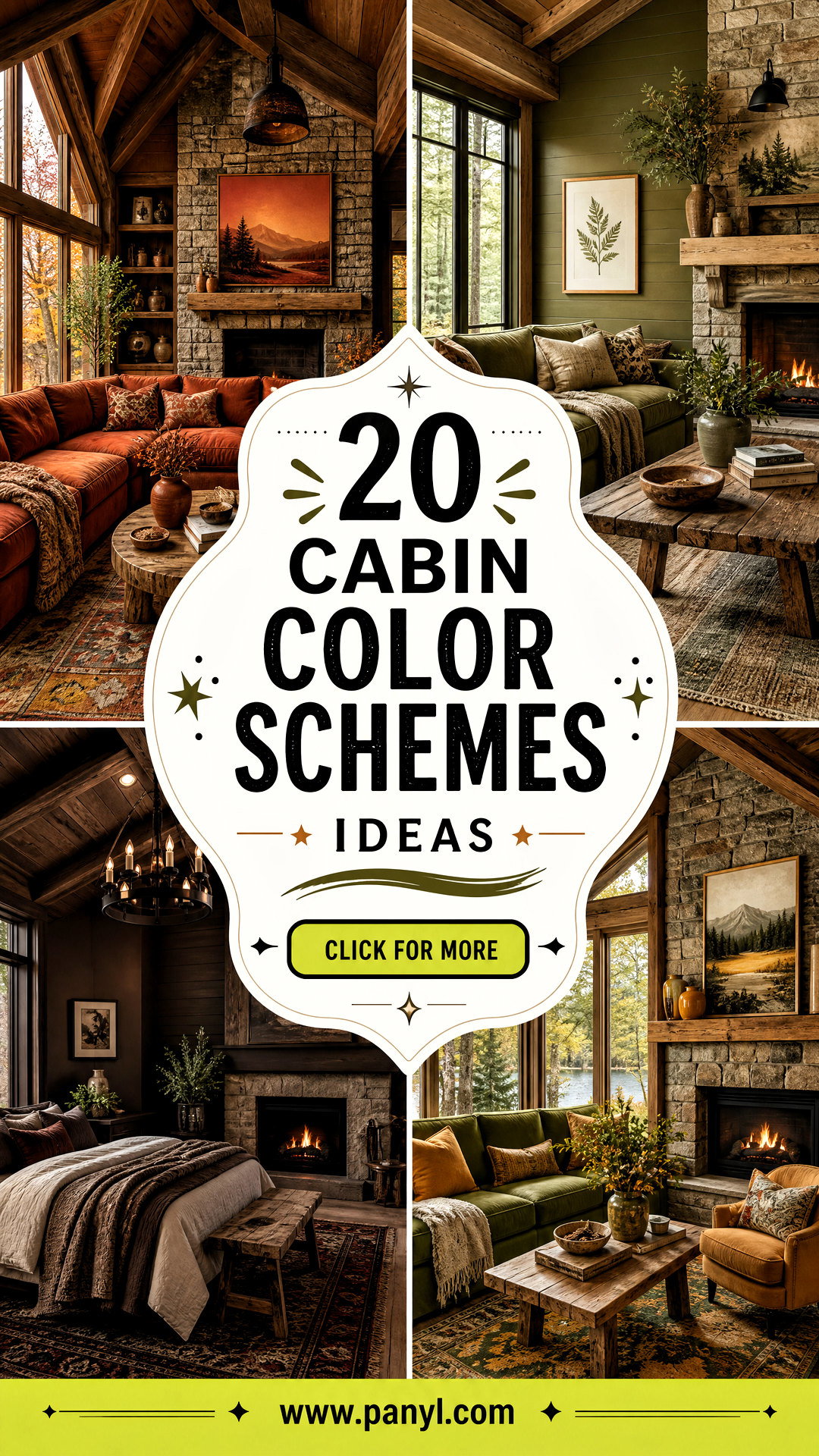 20 Cabin Color Schemes for a Cozy Nature-Inspired Escape - 20 Cabin Color Schemes for a Cozy, Nature-Inspired Escape