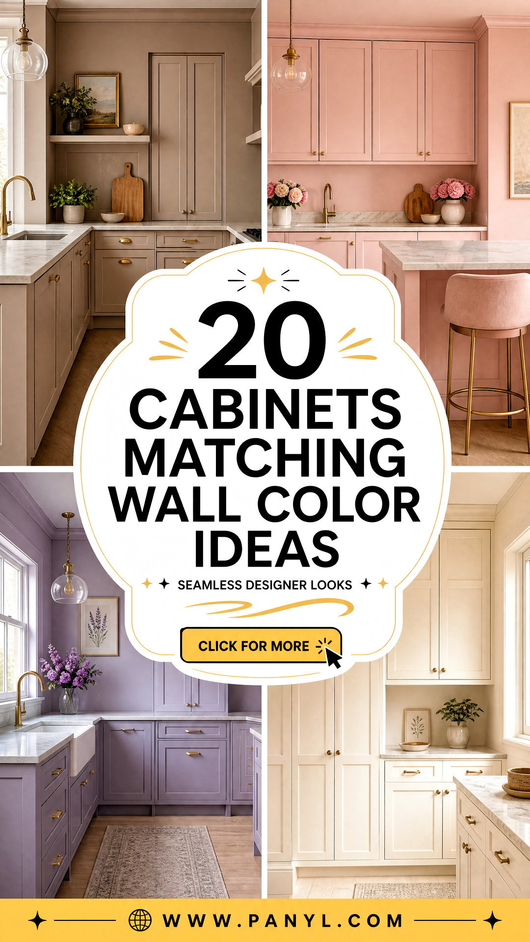 20 Cabinets Matching Wall Color Ideas Seamless Designer Looks - 20 Cabinets Matching Wall Color Ideas: Seamless Designer Looks