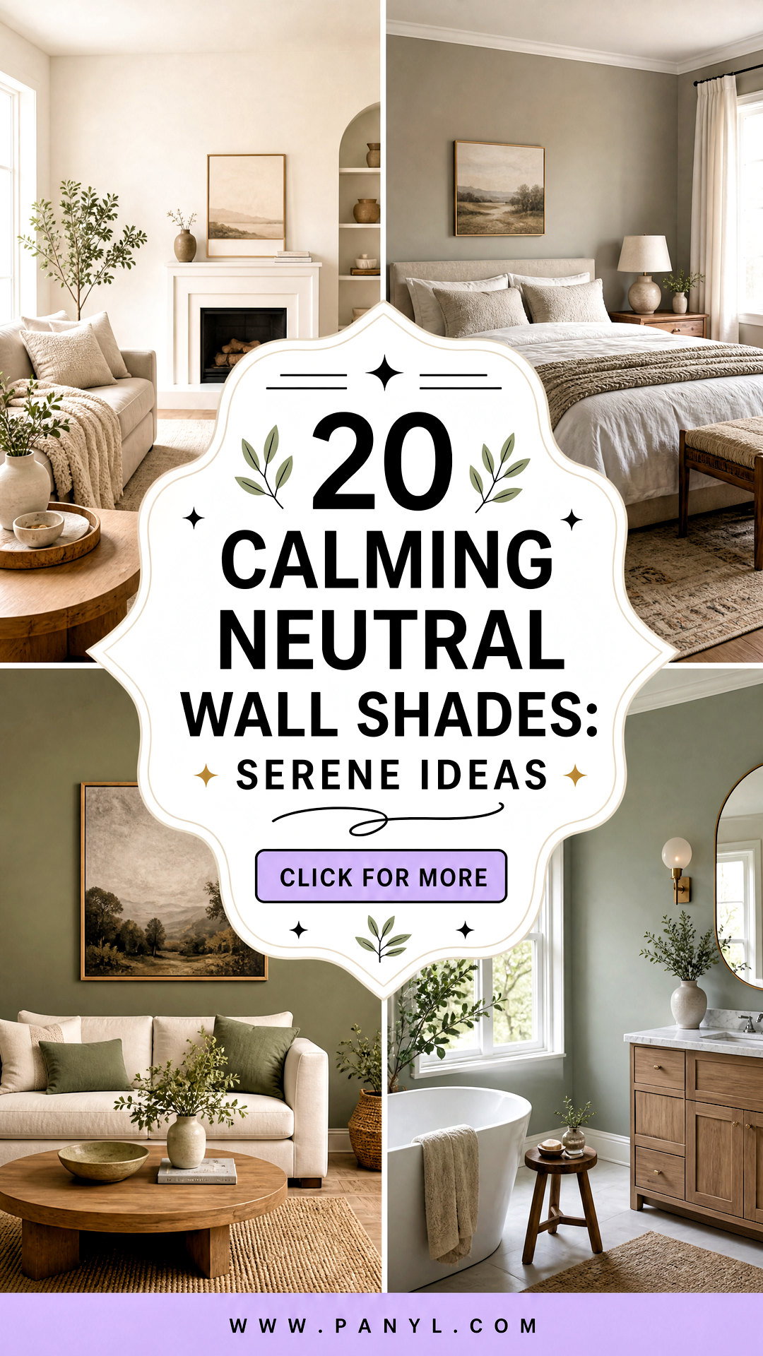 20 Calming Neutral Wall Shades Serene Picks for Restful Rooms - 20 Calming Neutral Wall Shades: Serene Picks for Restful Rooms