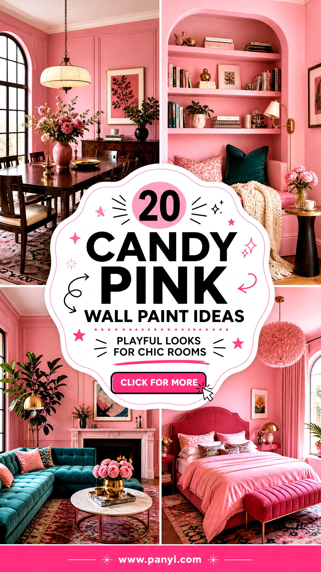 20 Candy Pink Wall Paint Ideas Playful Looks for Chic Rooms - 20 Candy Pink Wall Paint Ideas: Playful Looks for Chic Rooms