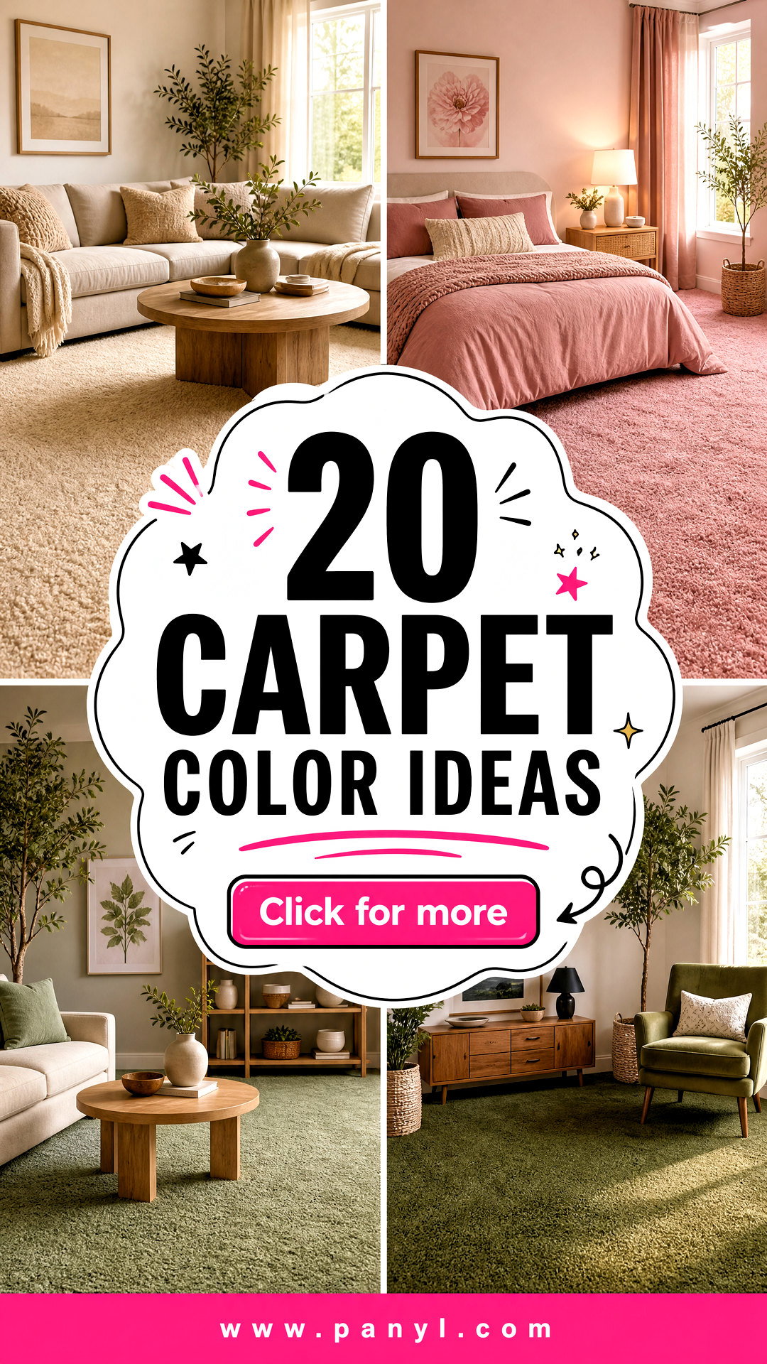 20 Carpet Color Ideas for a Stylish Cohesive Home Refresh - 20 Carpet Color Ideas for a Stylish, Cohesive Home Refresh