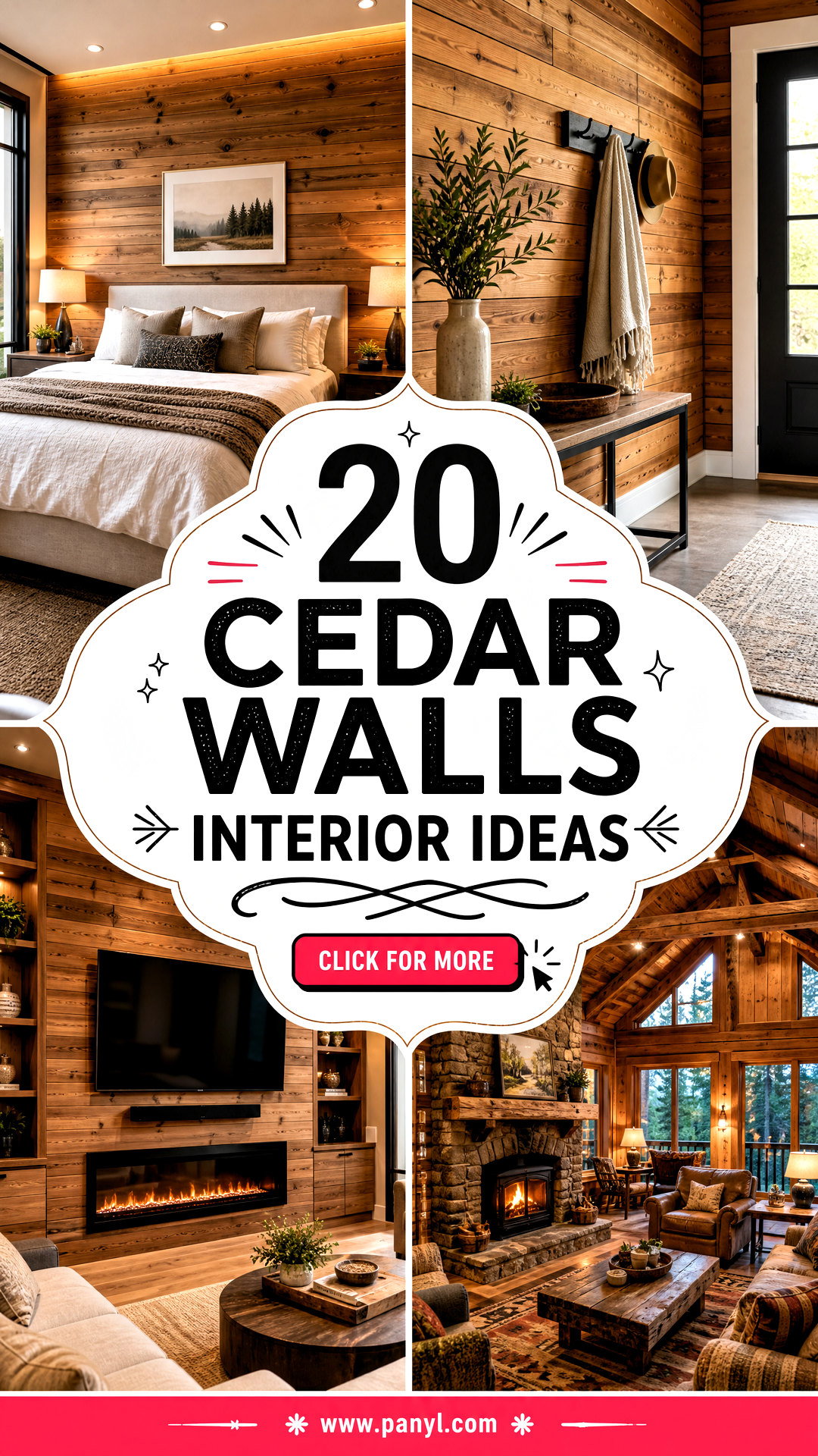 20 Cedar Walls Interior Ideas for a Warm Rustic-Modern Home - 20 Cedar Walls Interior Ideas for a Warm, Rustic-Modern Home