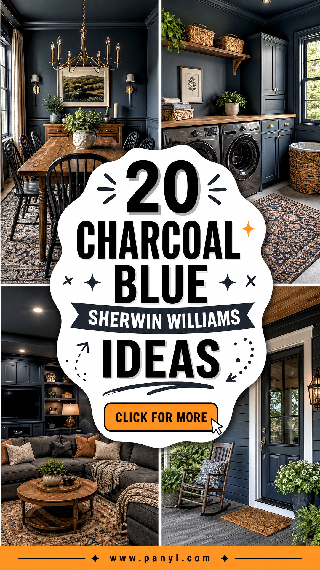 20 Charcoal Blue Sherwin Williams Ideas for Timeless Rooms - 20 Charcoal Blue Sherwin Williams Ideas for Timeless Rooms