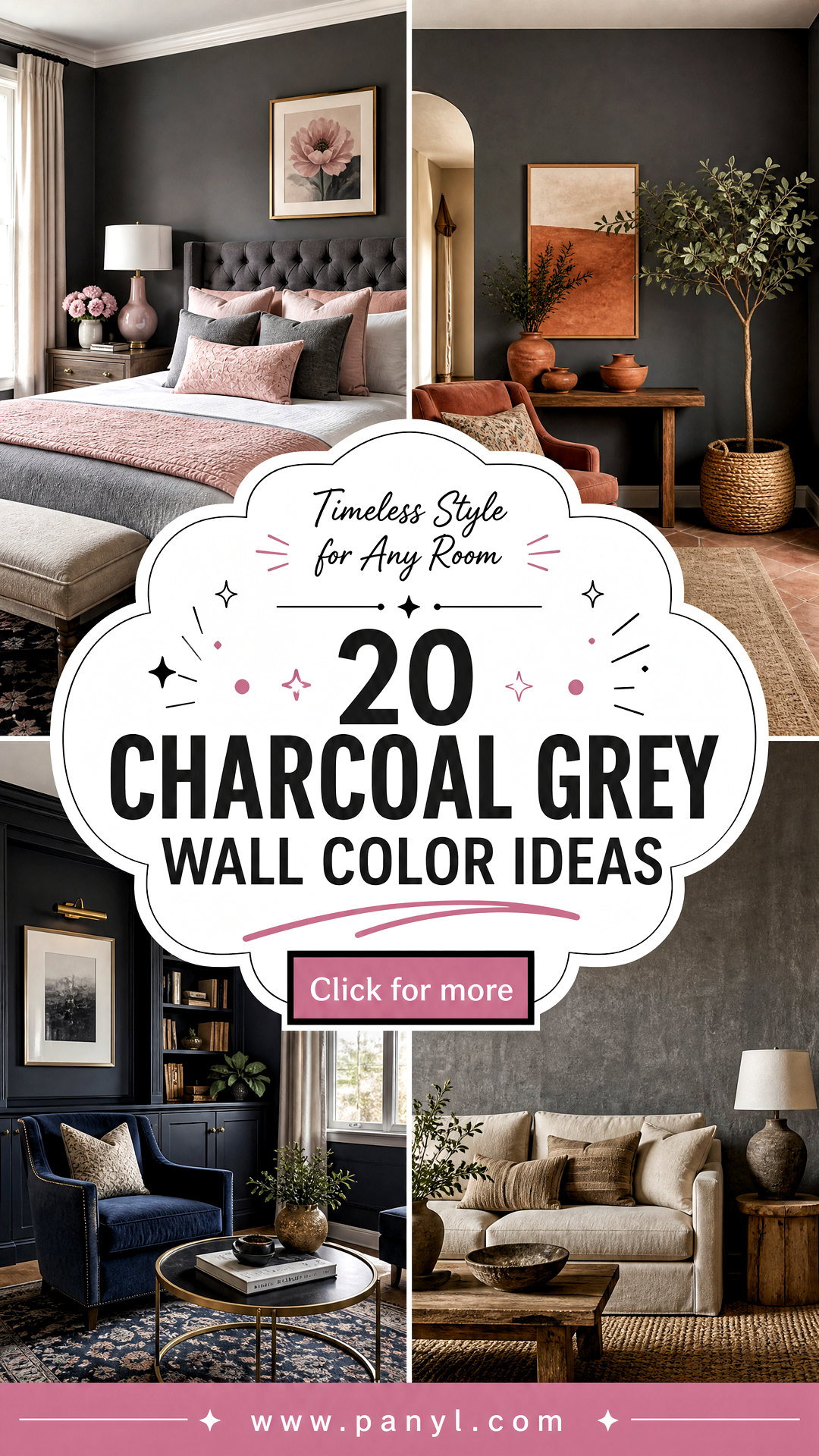 20 Charcoal Grey Wall Color Ideas Timeless Style for Any Room - 20 Charcoal Grey Wall Color Ideas: Timeless Style for Any Room