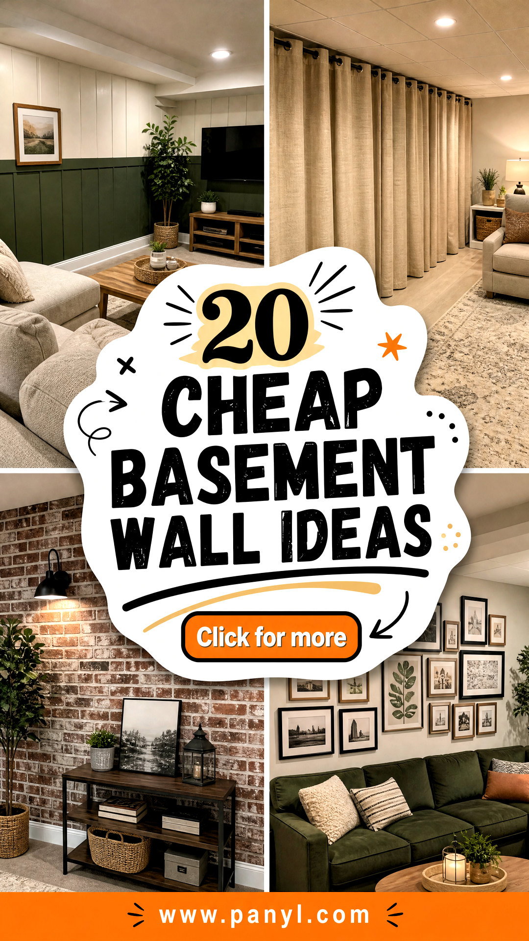 20 Cheap Basement Wall Ideas for Budget-Friendly Room Upgrades - 20 Cheap Basement Wall Ideas for Budget-Friendly Room Upgrades