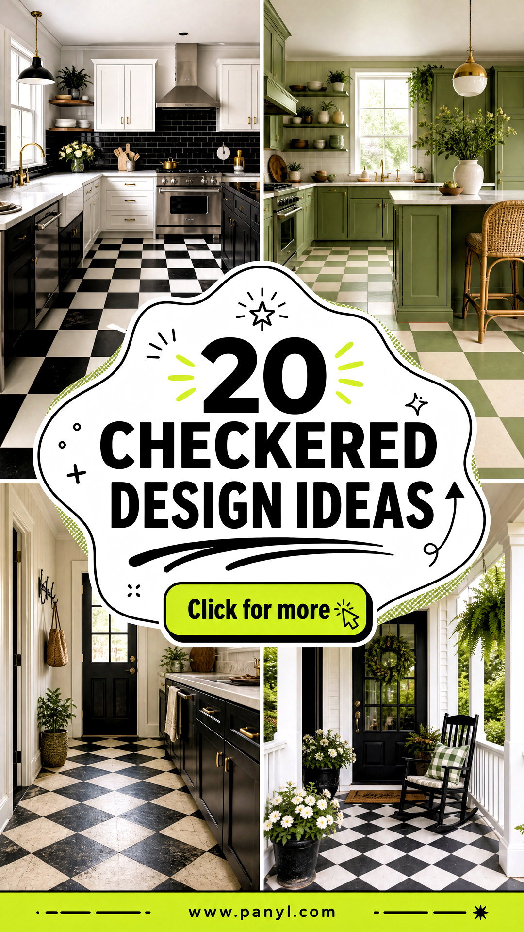 20 Checkered Design Ideas for a Bold Timeless Home Refresh - 20 Checkered Design Ideas for a Bold, Timeless Home Refresh