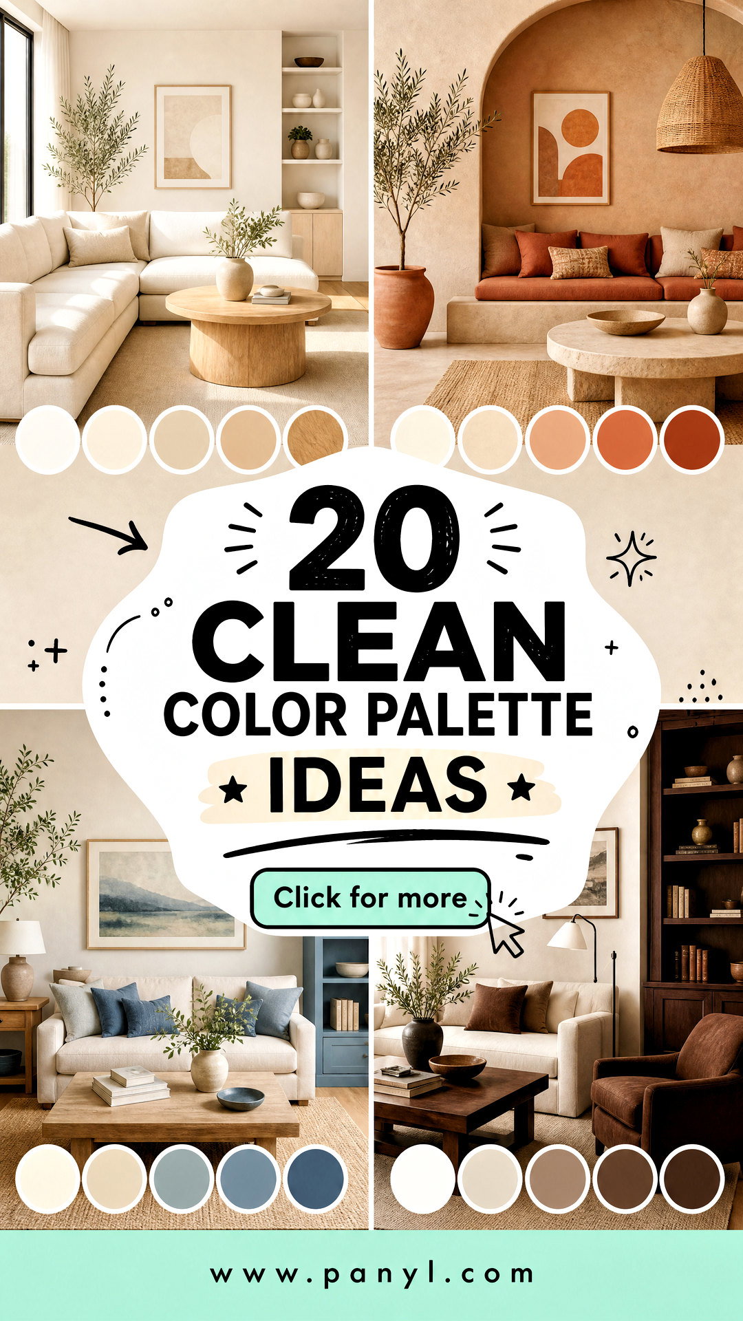 20 Clean Color Palette Ideas for Fresh Calm Cohesive Homes - 20 Clean Color Palette Ideas for Fresh, Calm, Cohesive Homes