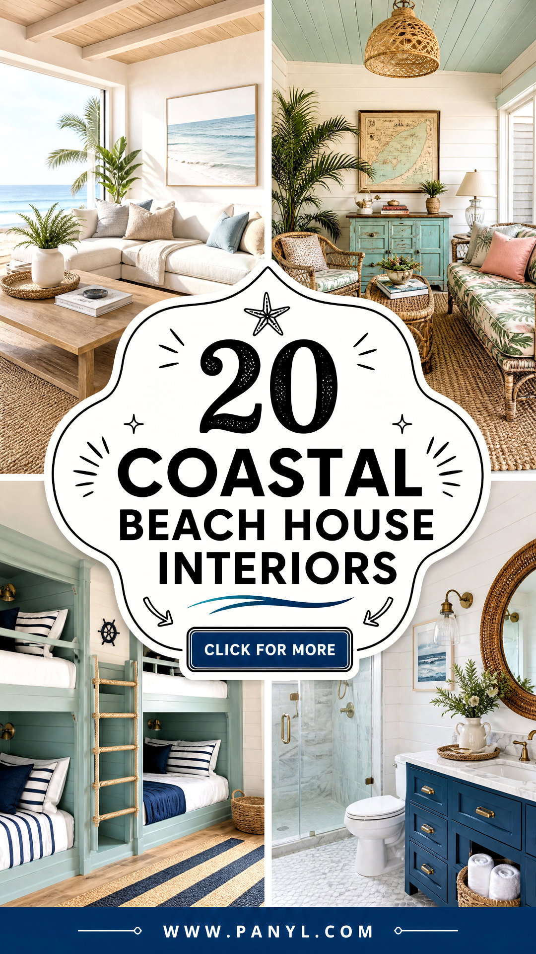 20 Coastal Beach House Interiors With Timeless Seaside Style - 20 Coastal Beach House Interiors With Timeless Seaside Style
