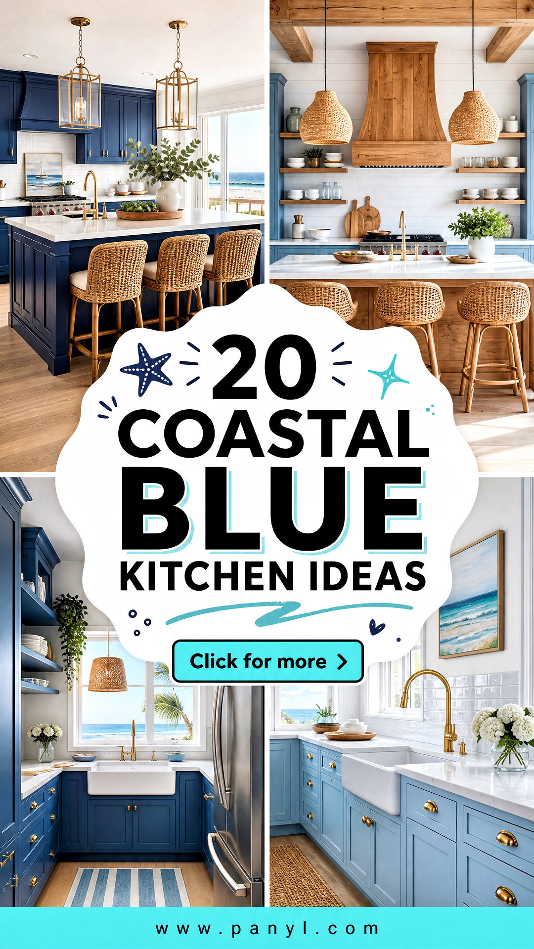 20 Coastal Blue Kitchen Ideas for a Breezy Seaside Look - 20 Coastal Blue Kitchen Ideas for a Breezy Seaside Look