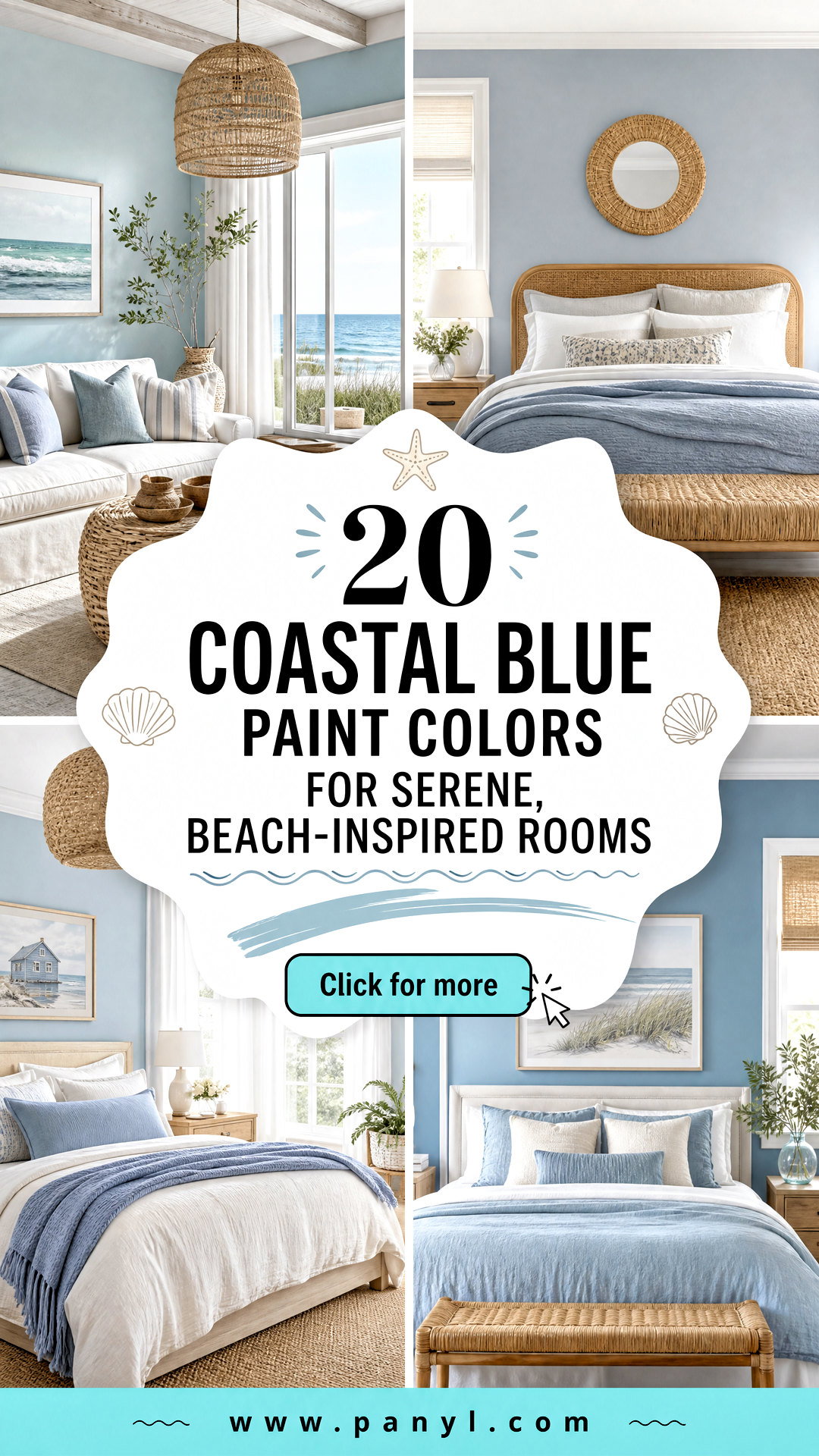 20 Coastal Blue Paint Colors for Serene Beach-Inspired Rooms - 20 Coastal Blue Paint Colors for Serene, Beach-Inspired Rooms