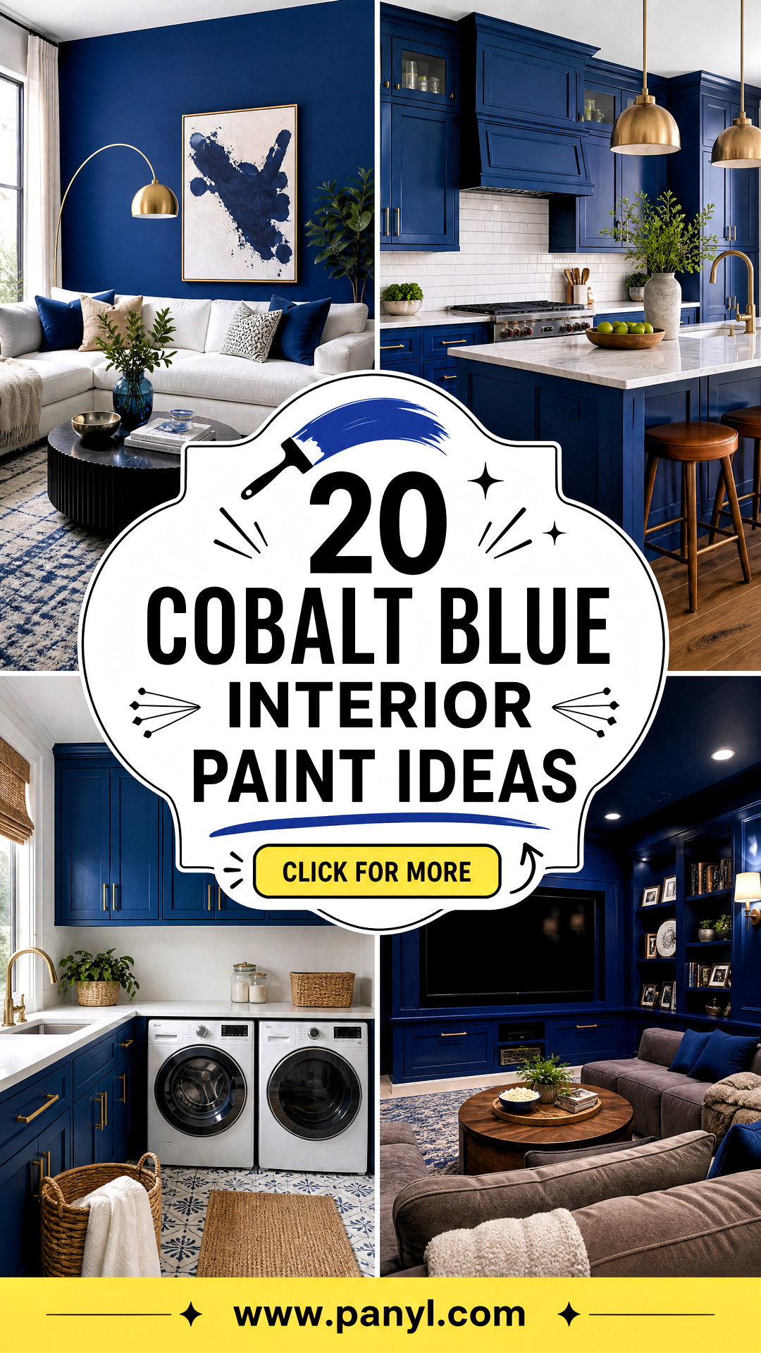 20 Cobalt Blue Interior Paint Ideas for Striking Modern Rooms - 20 Cobalt Blue Interior Paint Ideas for Striking Modern Rooms
