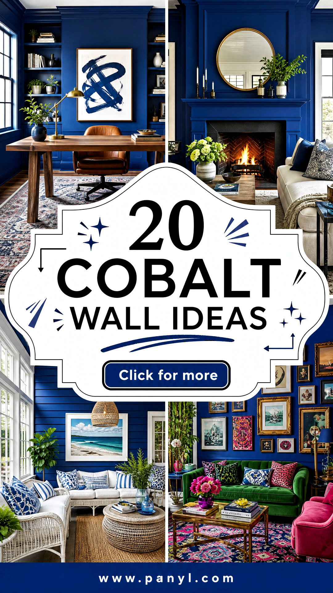 20 Cobalt Wall Ideas for a Bold Sophisticated Home Update - 20 Cobalt Wall Ideas for a Bold, Sophisticated Home Update