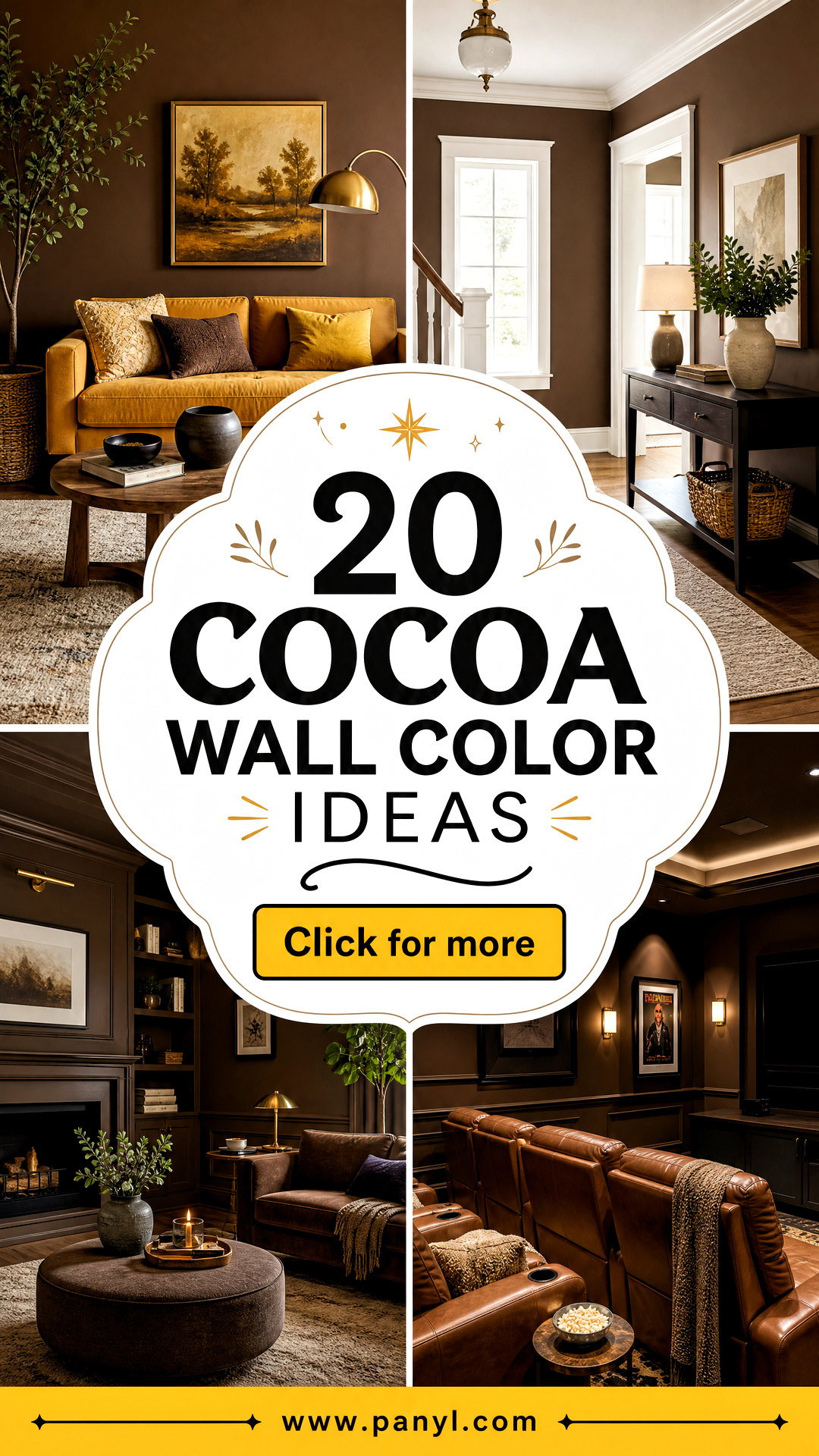 20 Cocoa Wall Color Ideas for Warm Inviting Rooms Today - 20 Cocoa Wall Color Ideas for Warm, Inviting Rooms Today