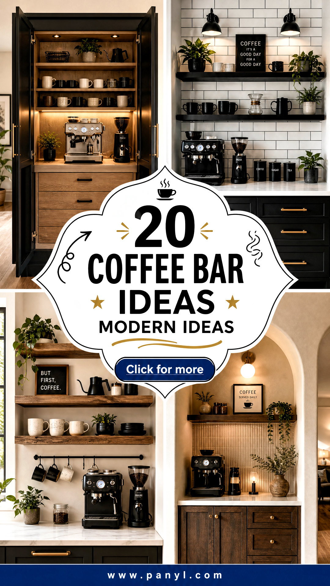20 Coffee Bar Ideas Modern Ideas for a Chic Home Cafe Setup - 20 Coffee Bar Ideas Modern Ideas for a Chic Home Café Setup