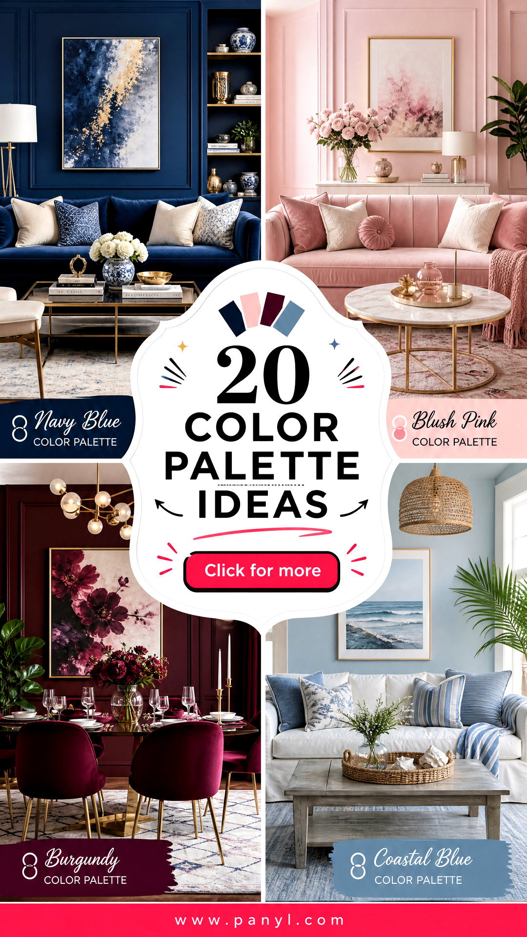 20 Color Palette Ideas for Cohesive Designer-Look Rooms - 20 Color Palette Ideas for Cohesive, Designer-Look Rooms