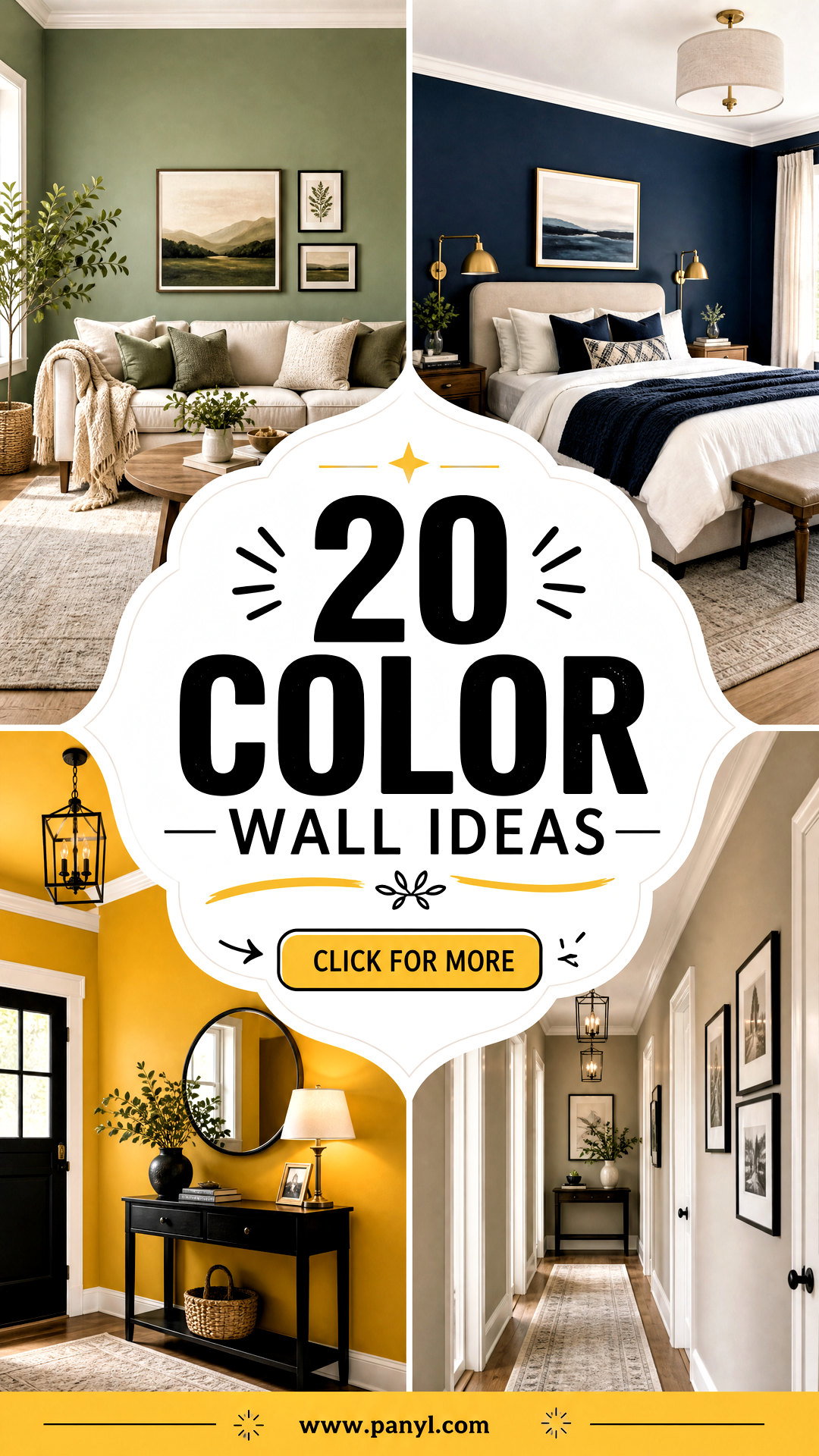 20 Color Wall Ideas for Stylish Rooms With Fresh Personality - 20 Color Wall Ideas for Stylish Rooms With Fresh Personality