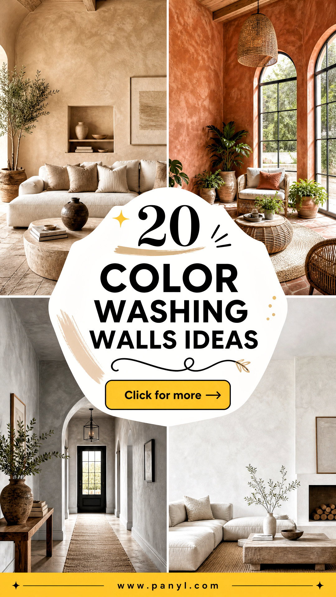 20 Color Washing Walls Ideas for Soft Layered Character - 20 Color Washing Walls Ideas for Soft, Layered Character
