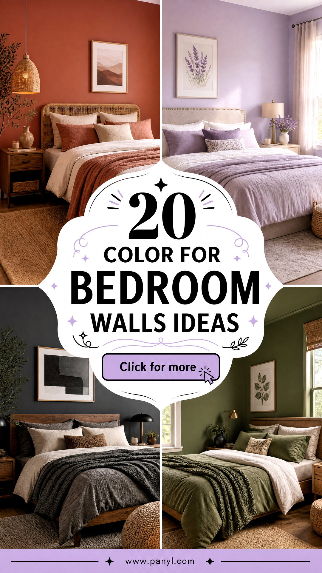 20 Color for Bedroom Walls Ideas for a Calm Restful Retreat - 20 Color for Bedroom Walls Ideas for a Calm, Restful Retreat