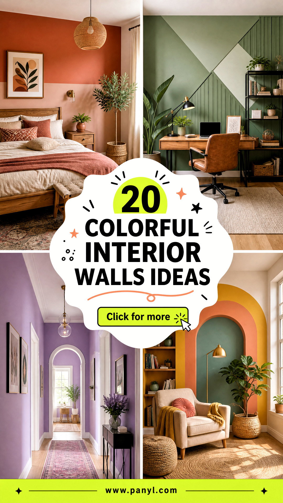 20 Colorful Interior Walls Ideas for a Joyful Modern Home - 20 Colorful Interior Walls Ideas for a Joyful Modern Home