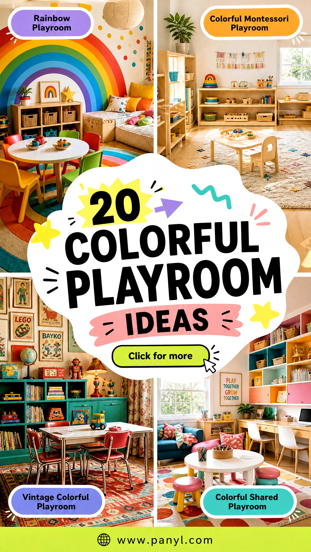 20 Colorful Playroom Ideas for a Joyful Creative Space - 20 Colorful Playroom Ideas for a Joyful, Creative Space