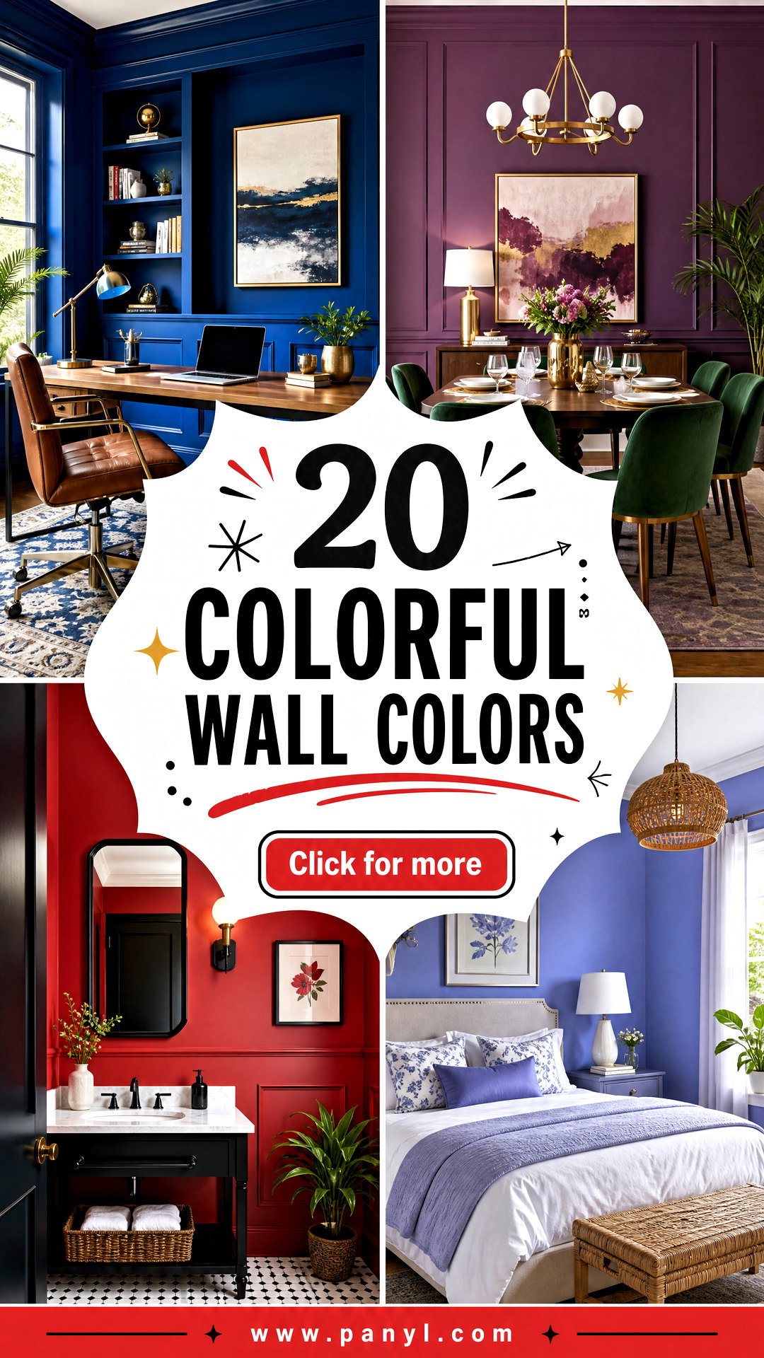 20 Colorful Wall Colors That Instantly Brighten Any Room - 20 Colorful Wall Colors That Instantly Brighten Any Room