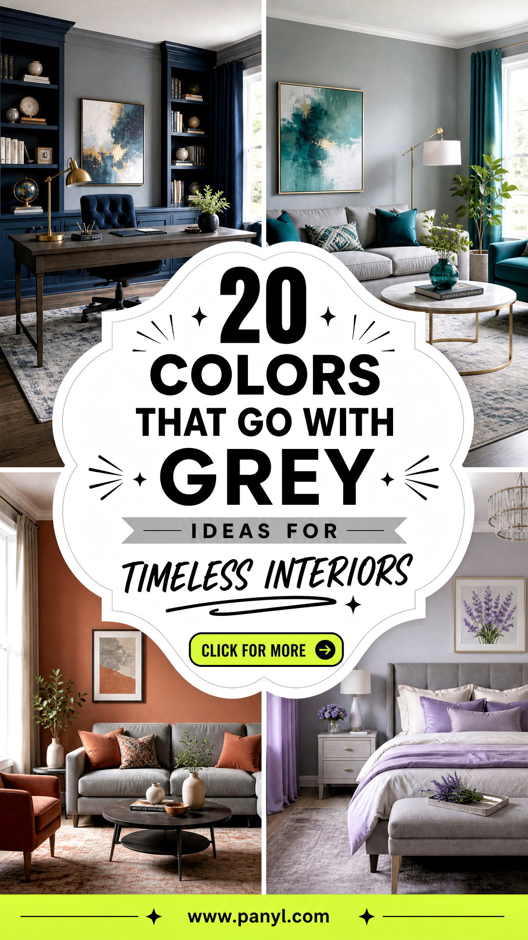 20 Colors That Go With Grey Ideas for Timeless Interiors - 20 Colors That Go With Grey Ideas for Timeless Interiors