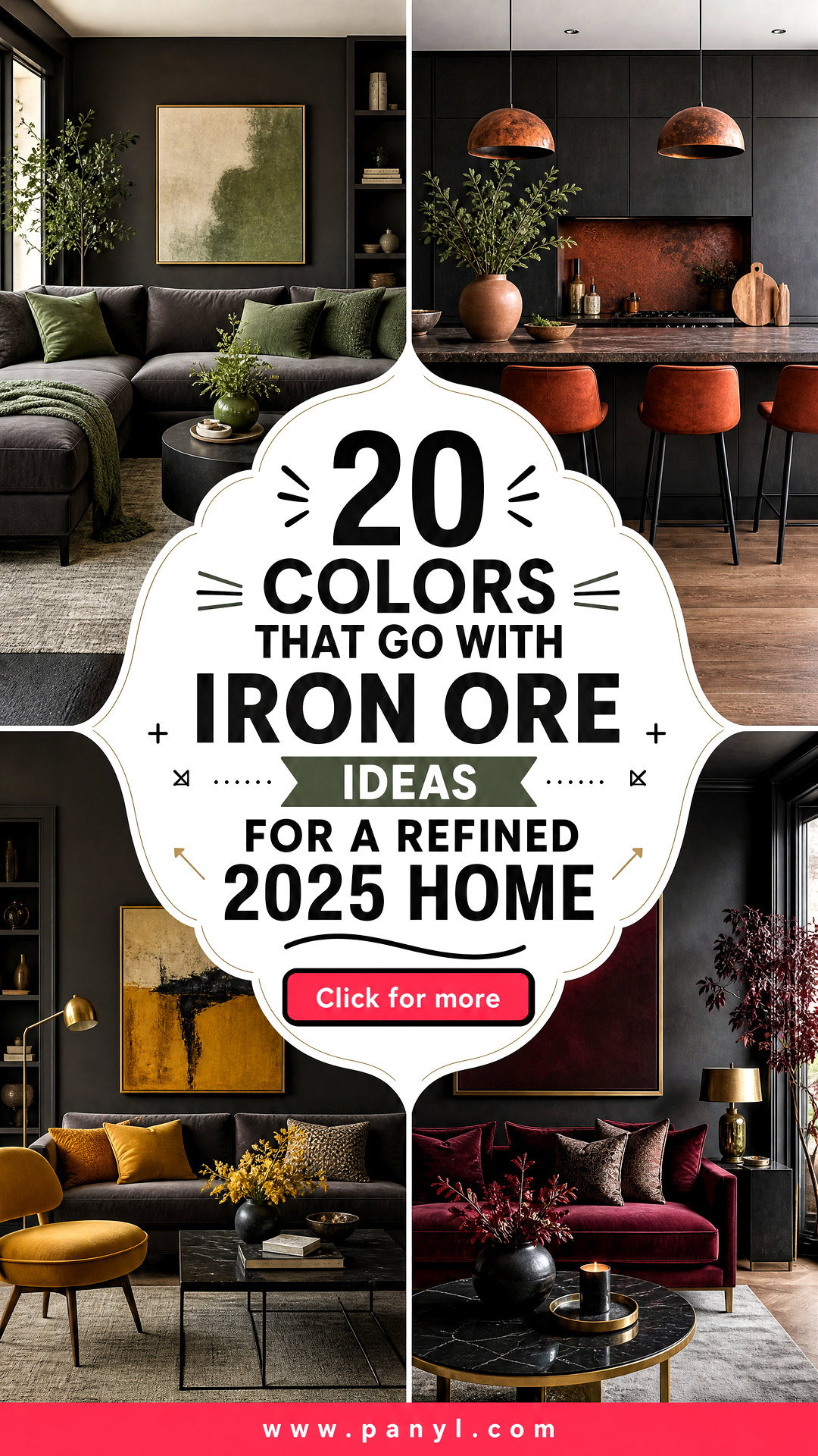 20 Colors That Go With Iron Ore Ideas for a Refined 2025 Home - 20 Colors That Go With Iron Ore Ideas for a Refined 2025 Home
