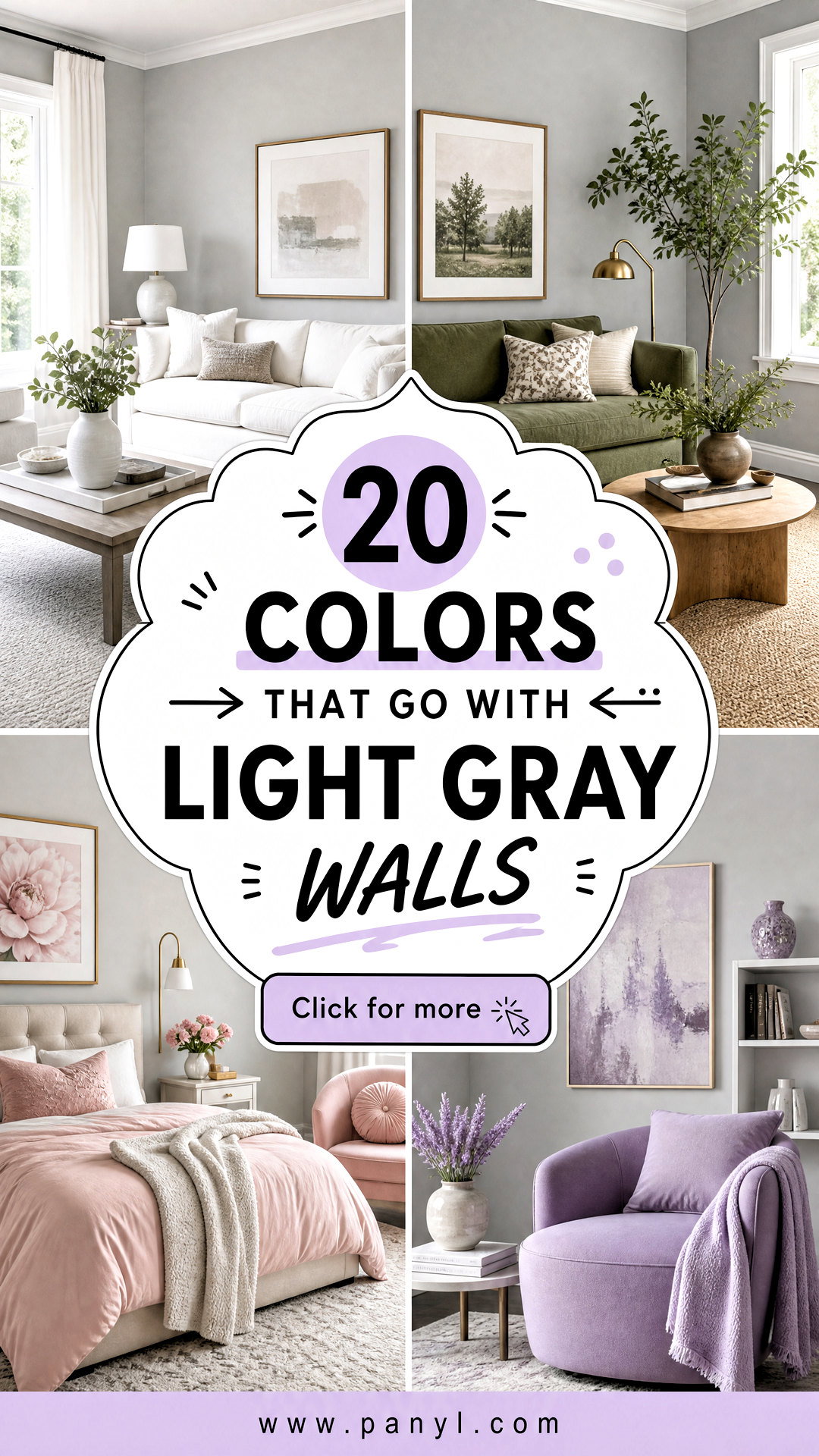 20 Colors That Go With Light Gray Walls for Serene Rooms - 20 Colors That Go With Light Gray Walls for Serene Rooms