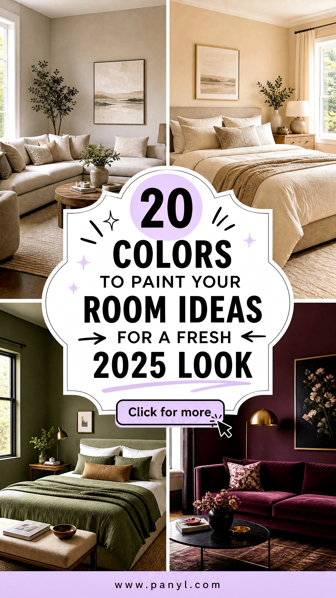 20 Colors to Paint Your Room Ideas for a Fresh 2025 Look - 20 Colors to Paint Your Room Ideas for a Fresh 2025 Look