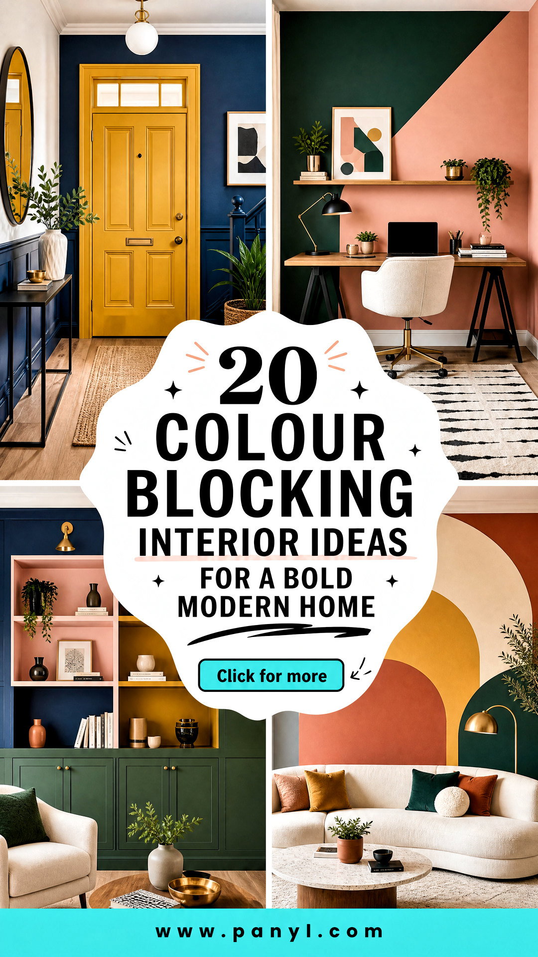 20 Colour Blocking Interior Ideas for a Bold Modern Home - 20 Colour Blocking Interior Ideas for a Bold Modern Home