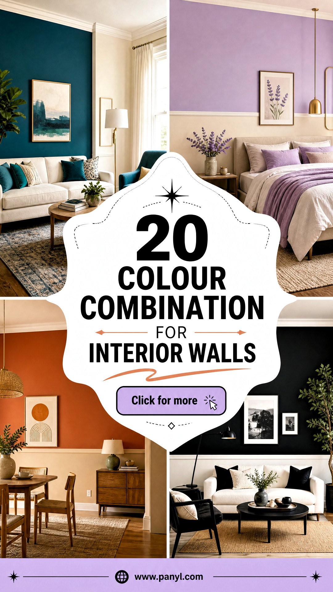 20 Colour Combination For Interior Walls for Fresh Modern Rooms - 20 Colour Combination For Interior Walls for Fresh, Modern Rooms