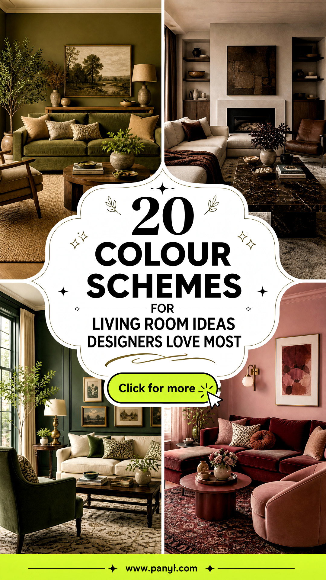 20 Colour Schemes for Living Room Ideas Designers Love Most - 20 Colour Schemes for Living Room Ideas Designers Love Most