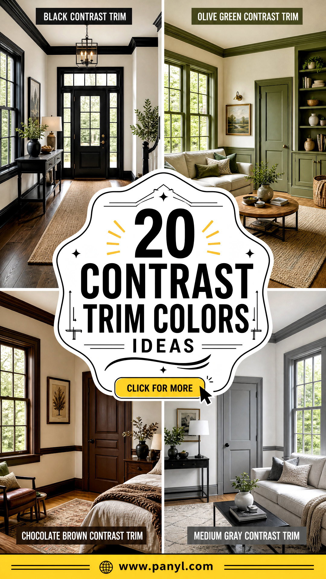 20 Contrast Trim Colors for a Polished Designer Look - 20 Contrast Trim Colors for a Polished, Designer Look