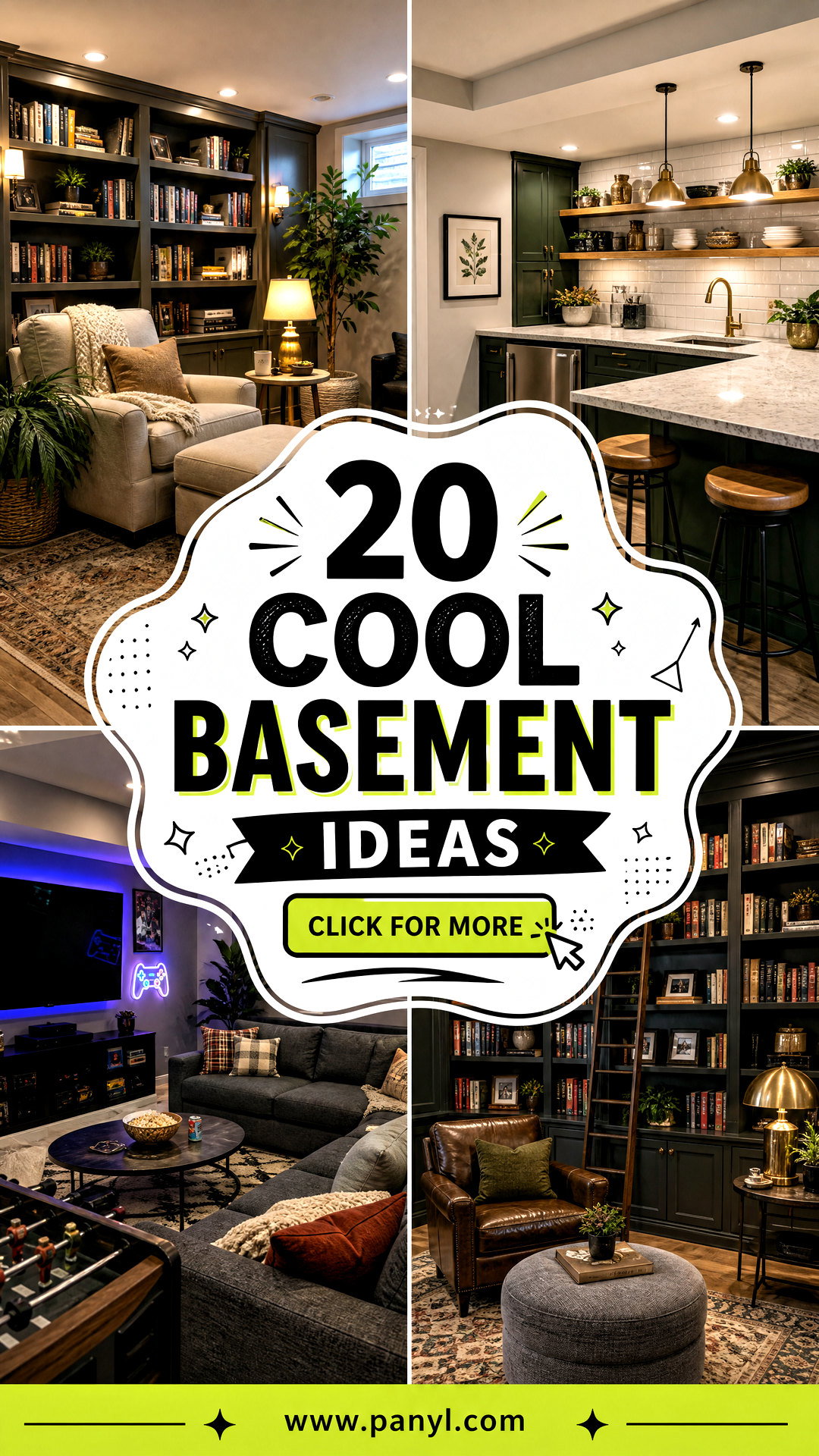 20 Cool Basement Ideas for a Stylish Welcoming Retreat - 20 Cool Basement Ideas for a Stylish, Welcoming Retreat