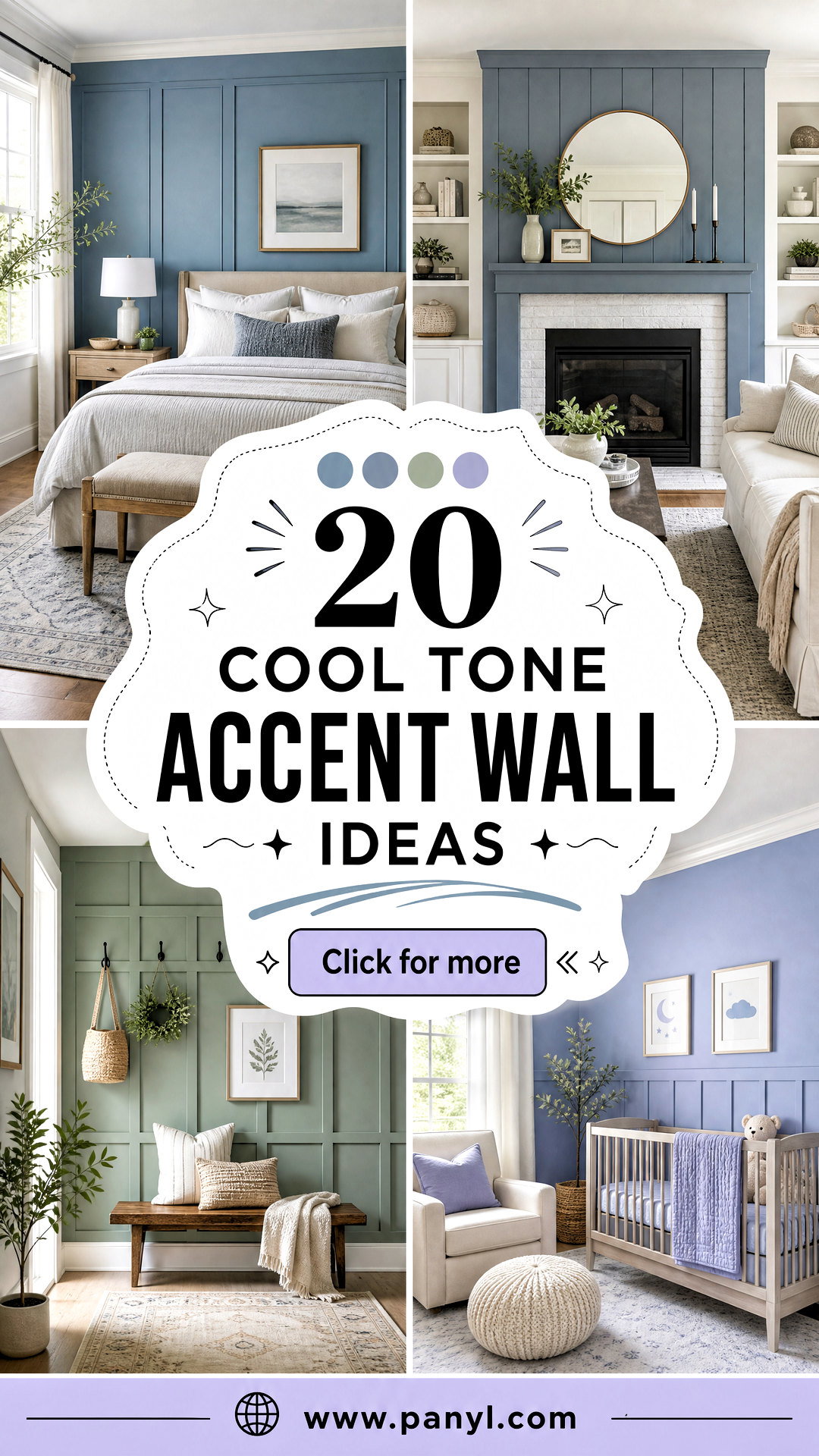 20 Cool Tone Accent Wall Ideas for Calm Stylish Modern Rooms - 20 Cool Tone Accent Wall Ideas for Calm, Stylish Modern Rooms