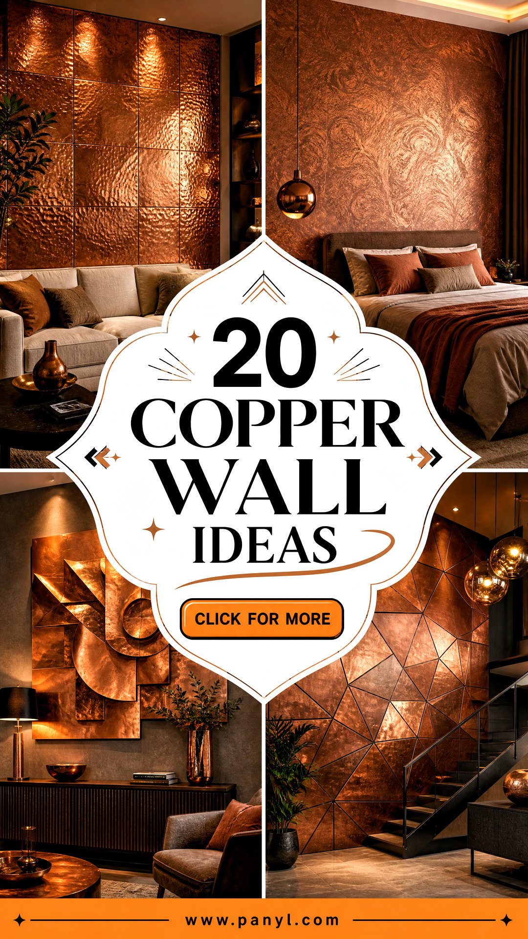 20 Copper Wall Ideas for a Warm Luxe Interior Statement - 20 Copper Wall Ideas for a Warm, Luxe Interior Statement