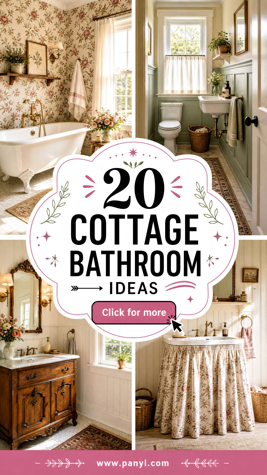 20 Cottage Bathroom Ideas for a Cozy Timeless Home Refresh - 20 Cottage Bathroom Ideas for a Cozy, Timeless Home Refresh