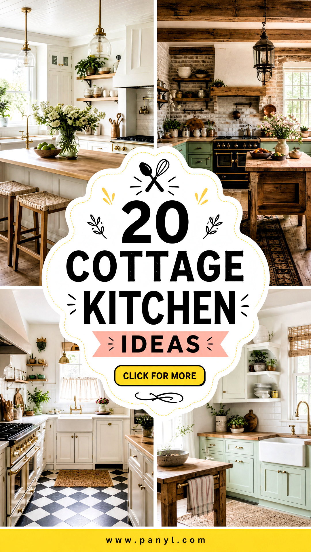20 Cottage Kitchen Ideas for a Warm Timeless Home Makeover - 20 Cottage Kitchen Ideas for a Warm, Timeless Home Makeover