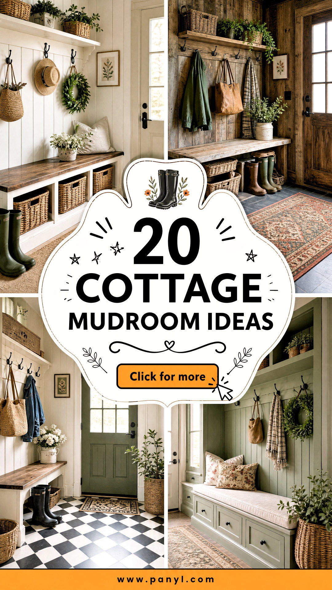 20 Cottage Mudroom Ideas for a Charming Organized Entry - 20 Cottage Mudroom Ideas for a Charming, Organized Entry
