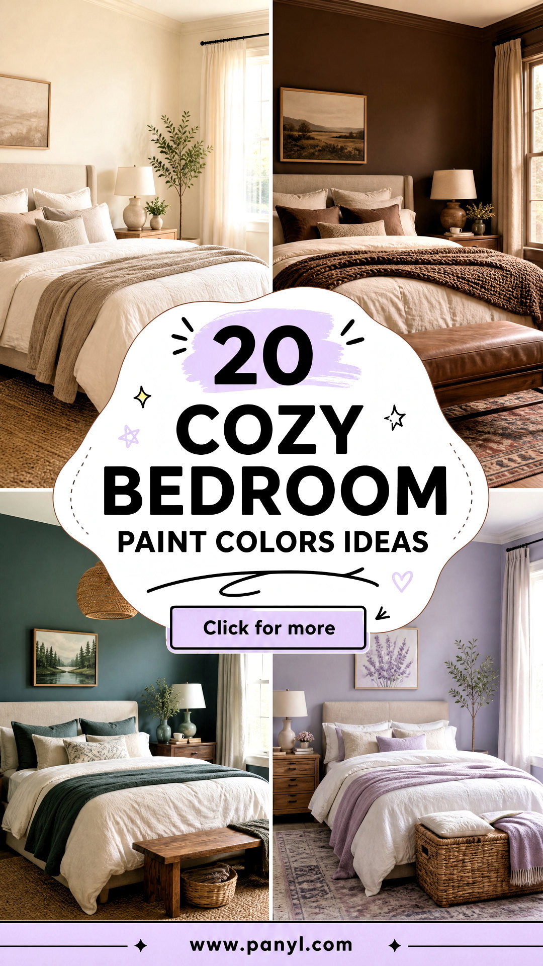 20 Cozy Bedroom Paint Colors for a Calm and Restful Retreat - 20 Cozy Bedroom Paint Colors for a Calm and Restful Retreat