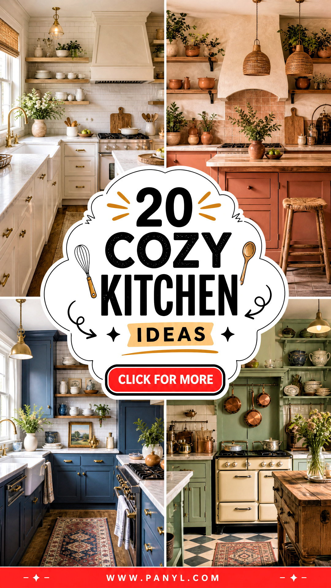 20 Cozy Kitchen Ideas for a Warm and Welcoming Heart of the Home - 20 Cozy Kitchen Ideas for a Warm and Welcoming Heart of the Home