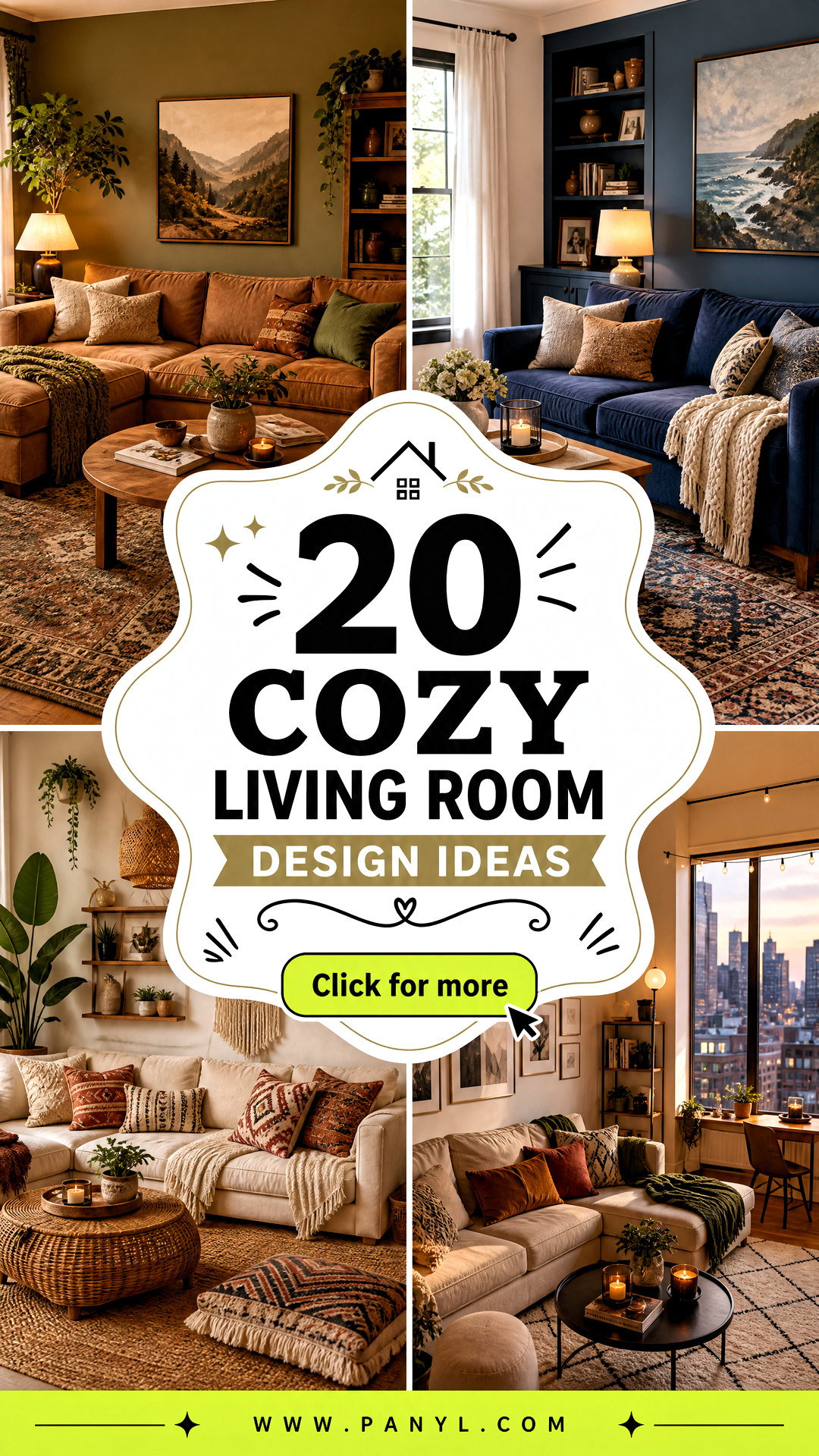 20 Cozy Living Room Design Ideas for an Inviting Retreat - 20 Cozy Living Room Design Ideas for an Inviting Retreat