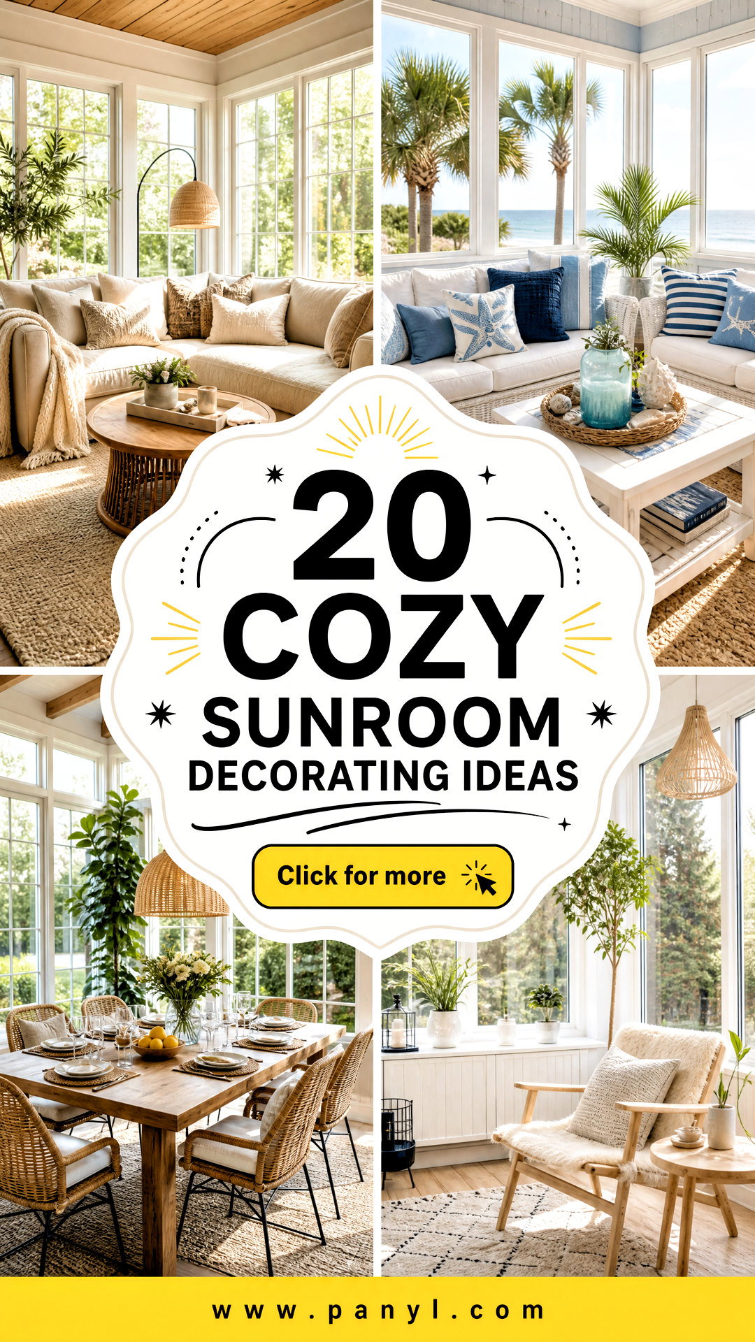 20 Cozy Sunroom Decorating Ideas for a Relaxing Retreat - 20 Cozy Sunroom Decorating Ideas for a Relaxing Retreat