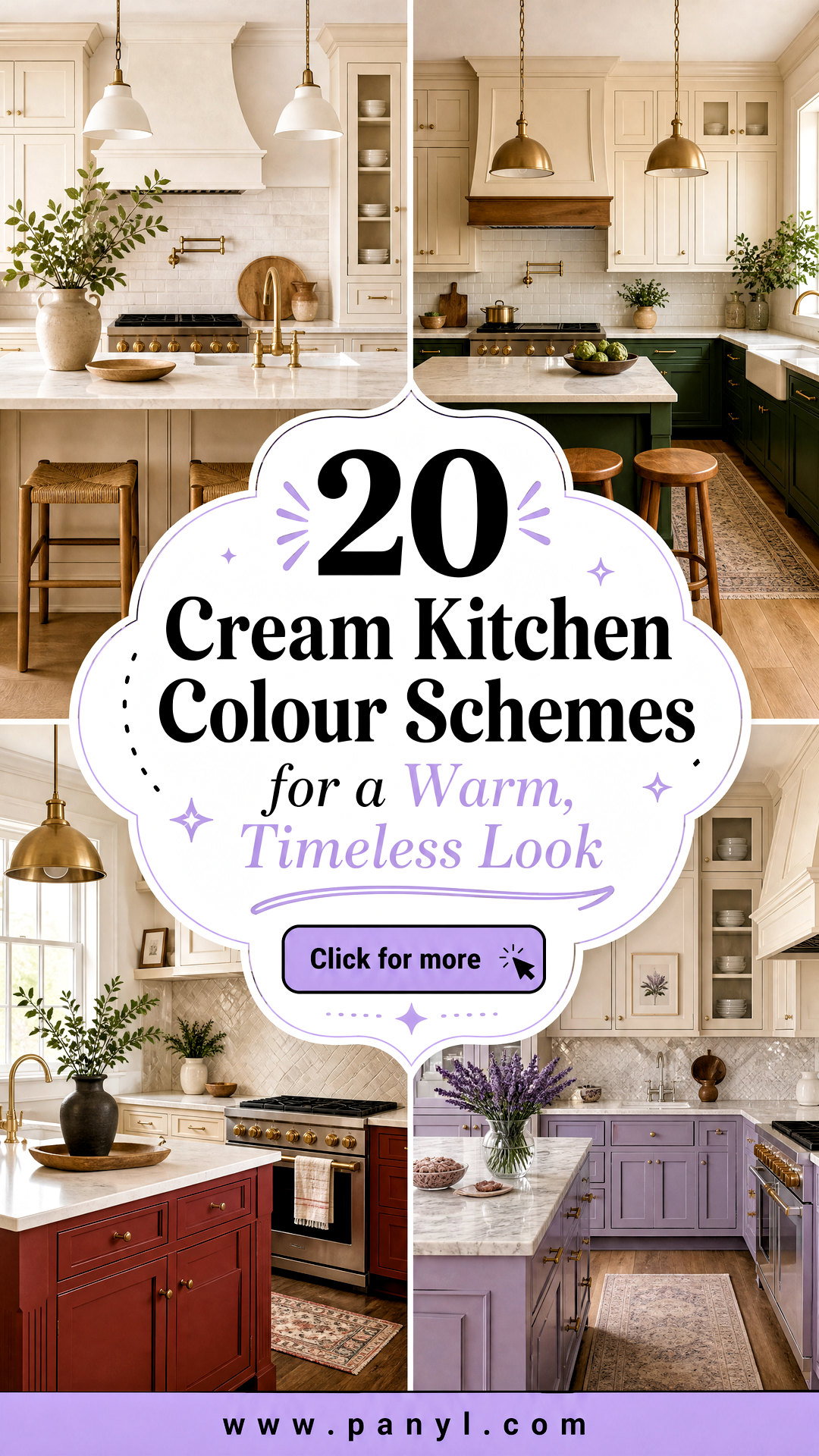 20 Cream Kitchen Colour Schemes for a Warm Timeless Look - 20 Cream Kitchen Colour Schemes for a Warm, Timeless Look