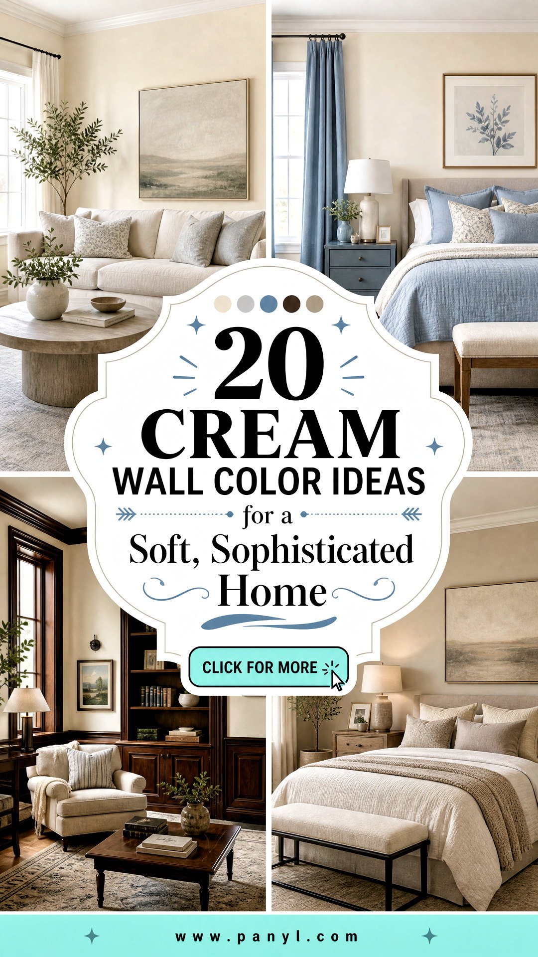 20 Cream Wall Color Ideas for a Soft Sophisticated Home - 20 Cream Wall Color Ideas for a Soft, Sophisticated Home